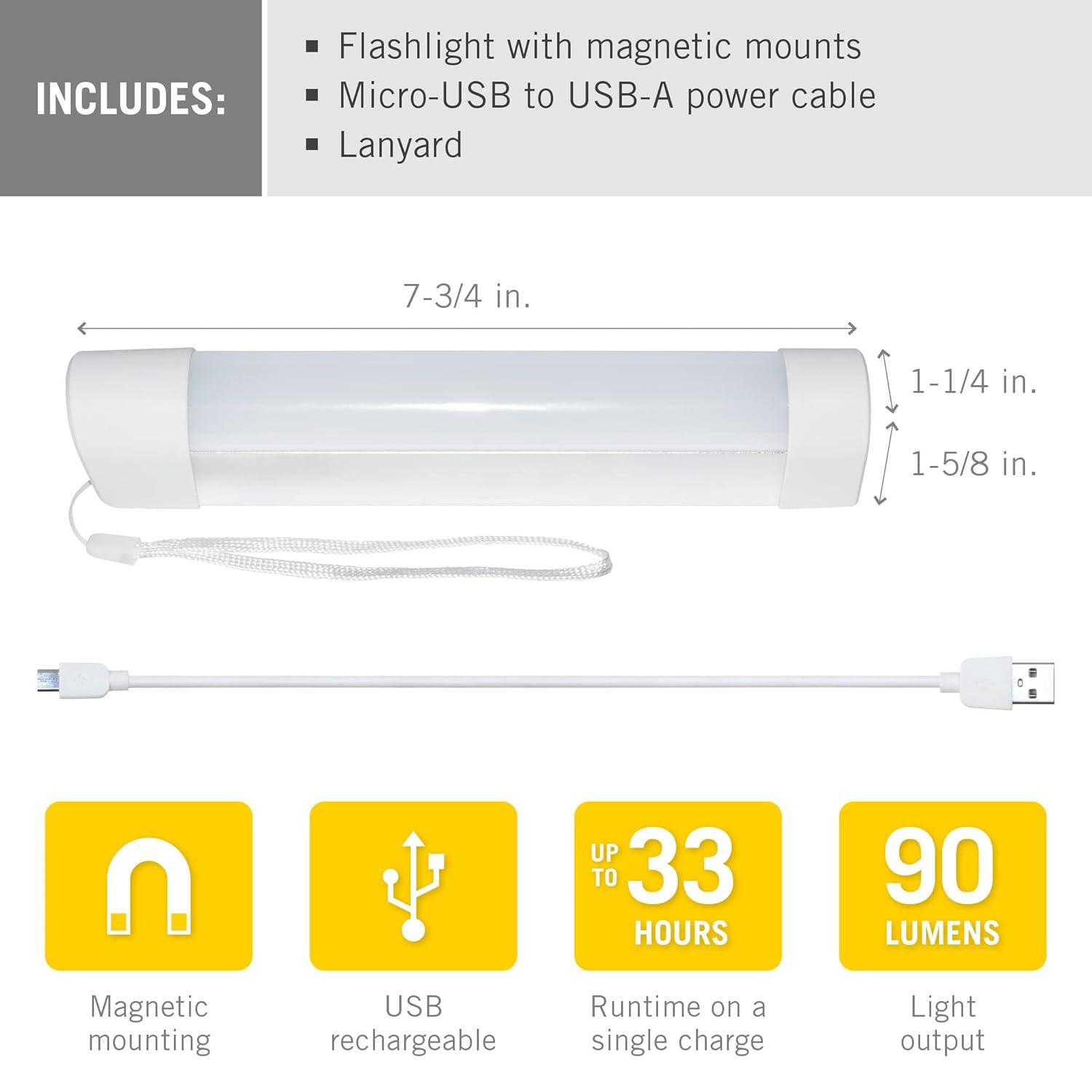 Armacost Lighting Hands Free Rechargeable LED FlashLight