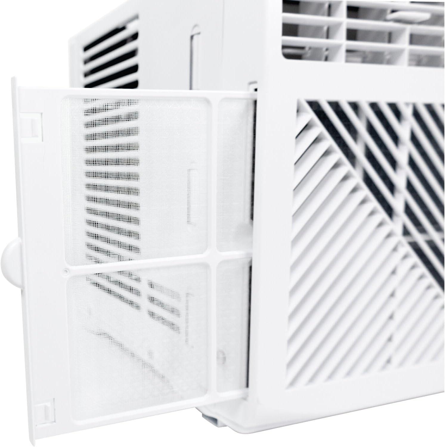 Keystone 5,050 BTU Window Mounted Air Conditioner for Rooms up to 150 Sq.Ft., White