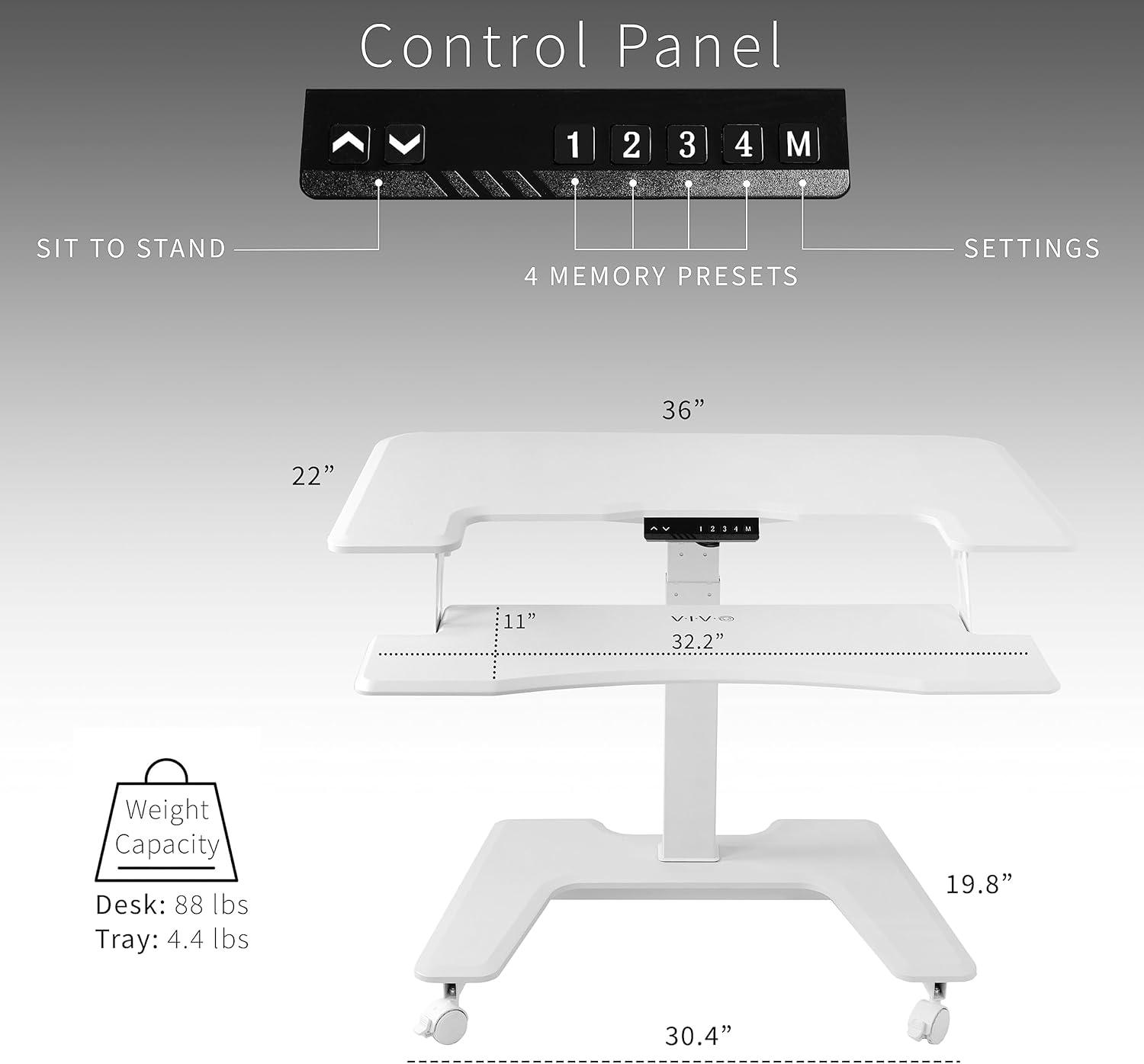 Adjustable Metal Base Standing Desk