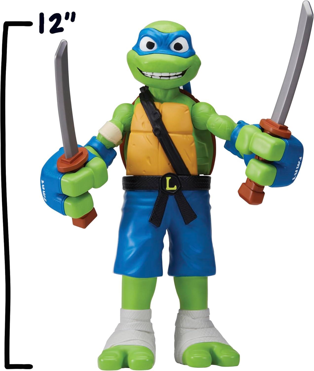 Teenage Mutant Ninja Turtles Leonardo Roll-N-Punch Giant Action Figure