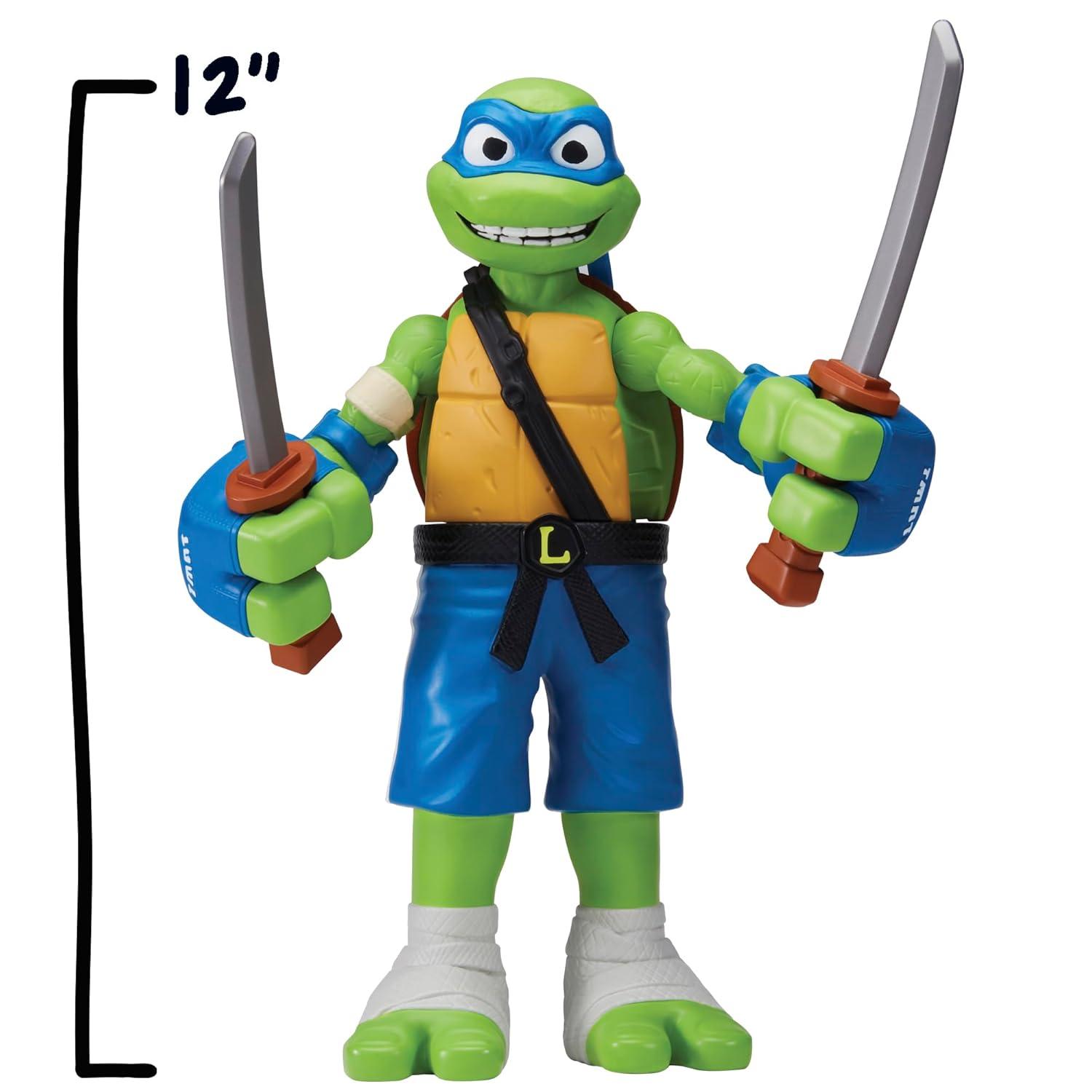 Teenage Mutant Ninja Turtles Leonardo Roll-N-Punch Giant Action Figure
