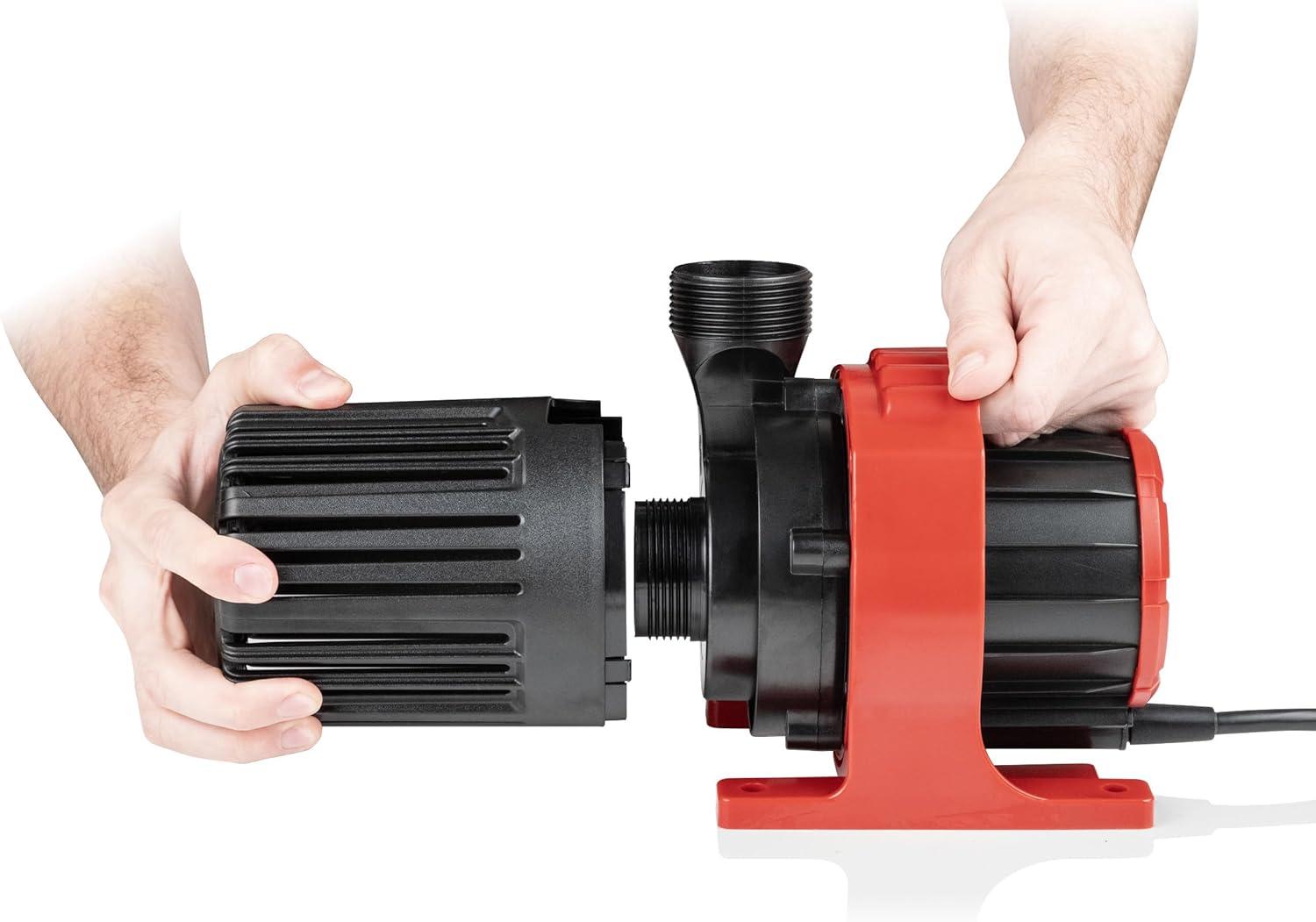 5300GPH Black and Red Ceramic Pond Pump with Controller