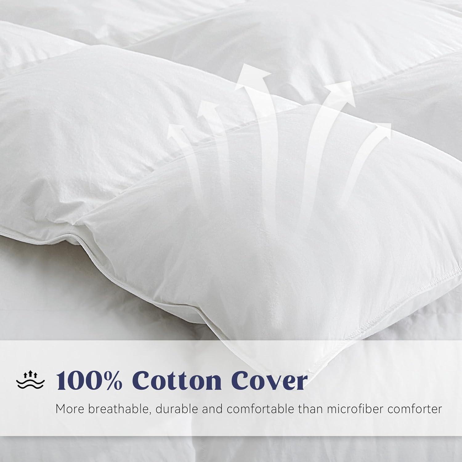 Alwyn Home 600in³/oz Fill Power Winter Goose Down Comforter