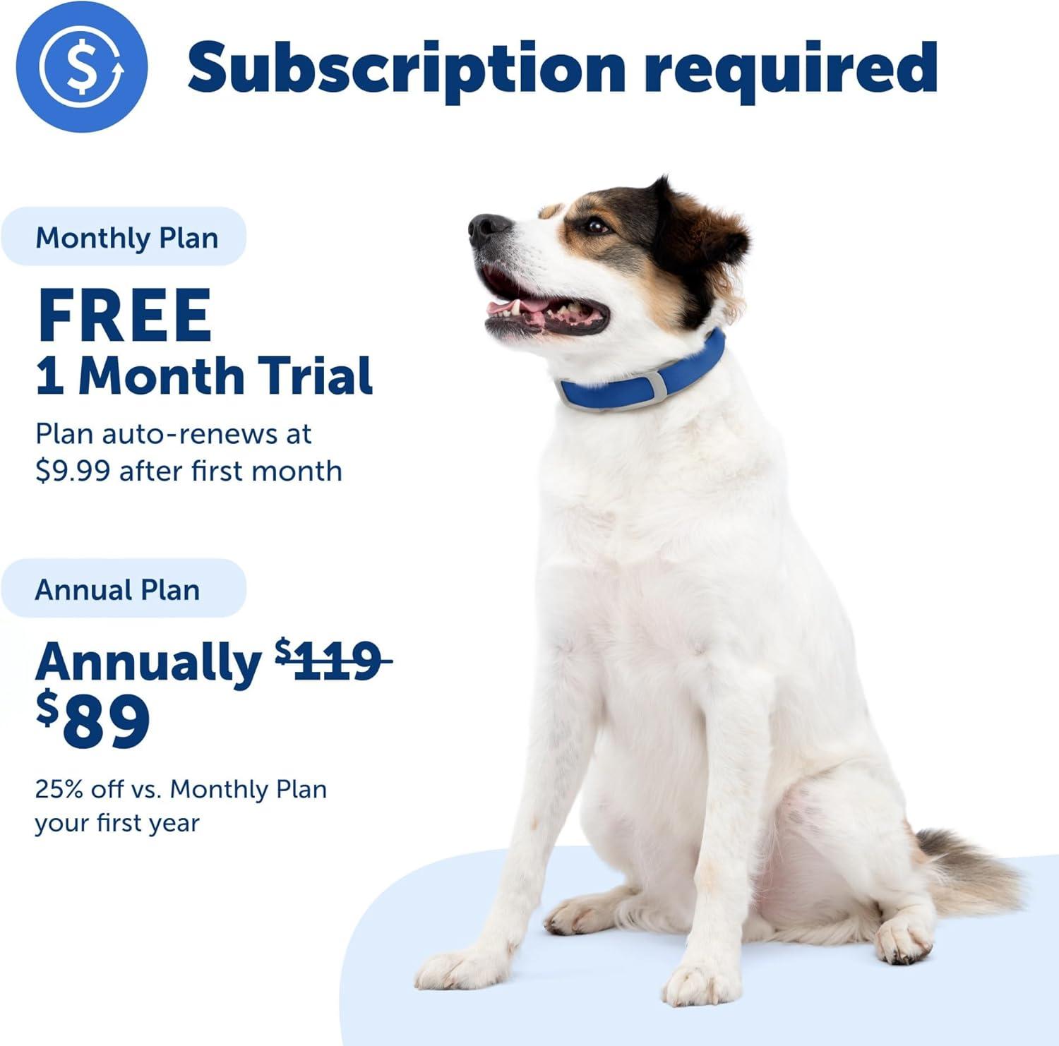 PetSafe Guardian GPS + Tracking Dog Wireless Fence Collar, Over 3/4 Acres, Subscription Required