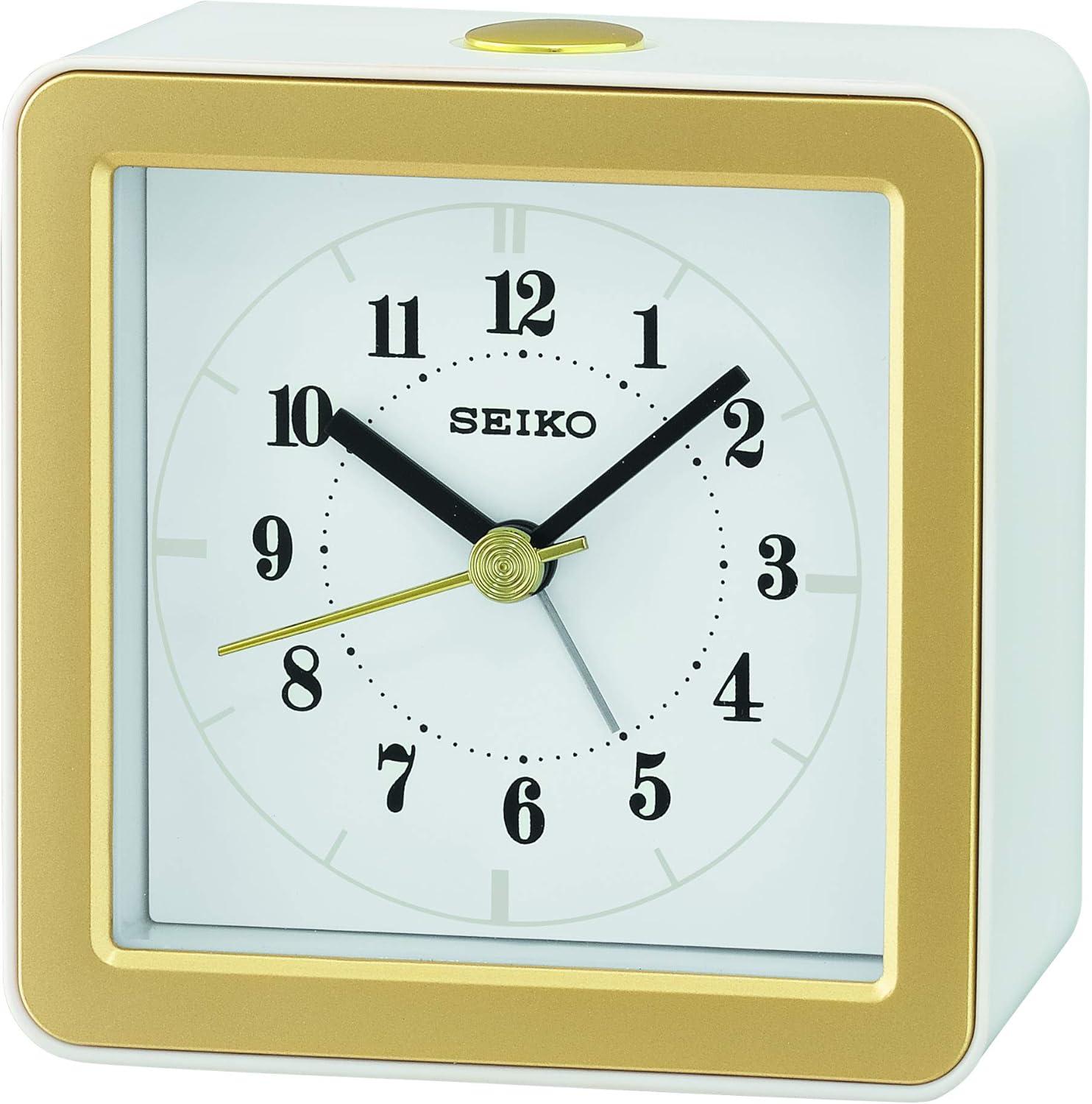 Seiko Gatsby Analog Quartz Alarm Tabletop Clock