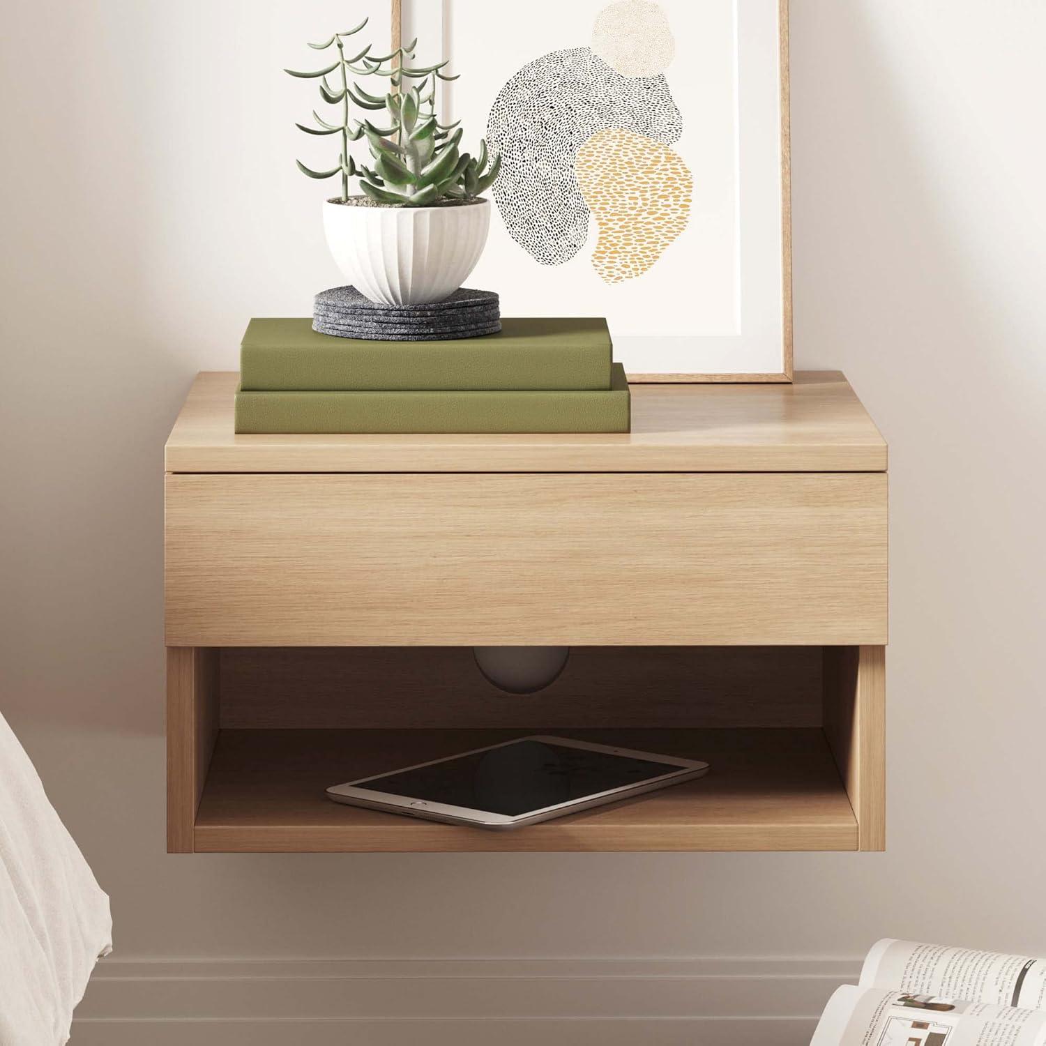 Jackson Wall Mount Shelf Side Table - Nathan James