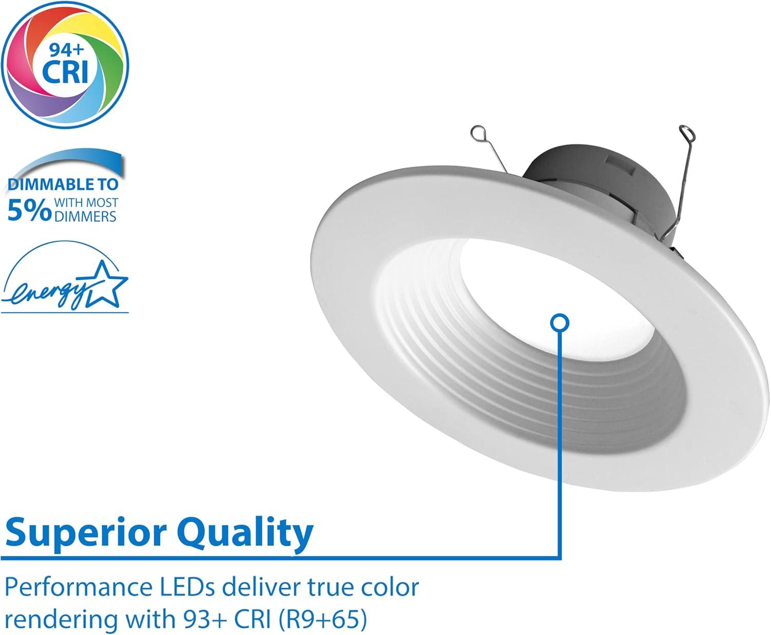 6'' Dimmable Air-Tight LED Retrofit Recessed Lighting Kit