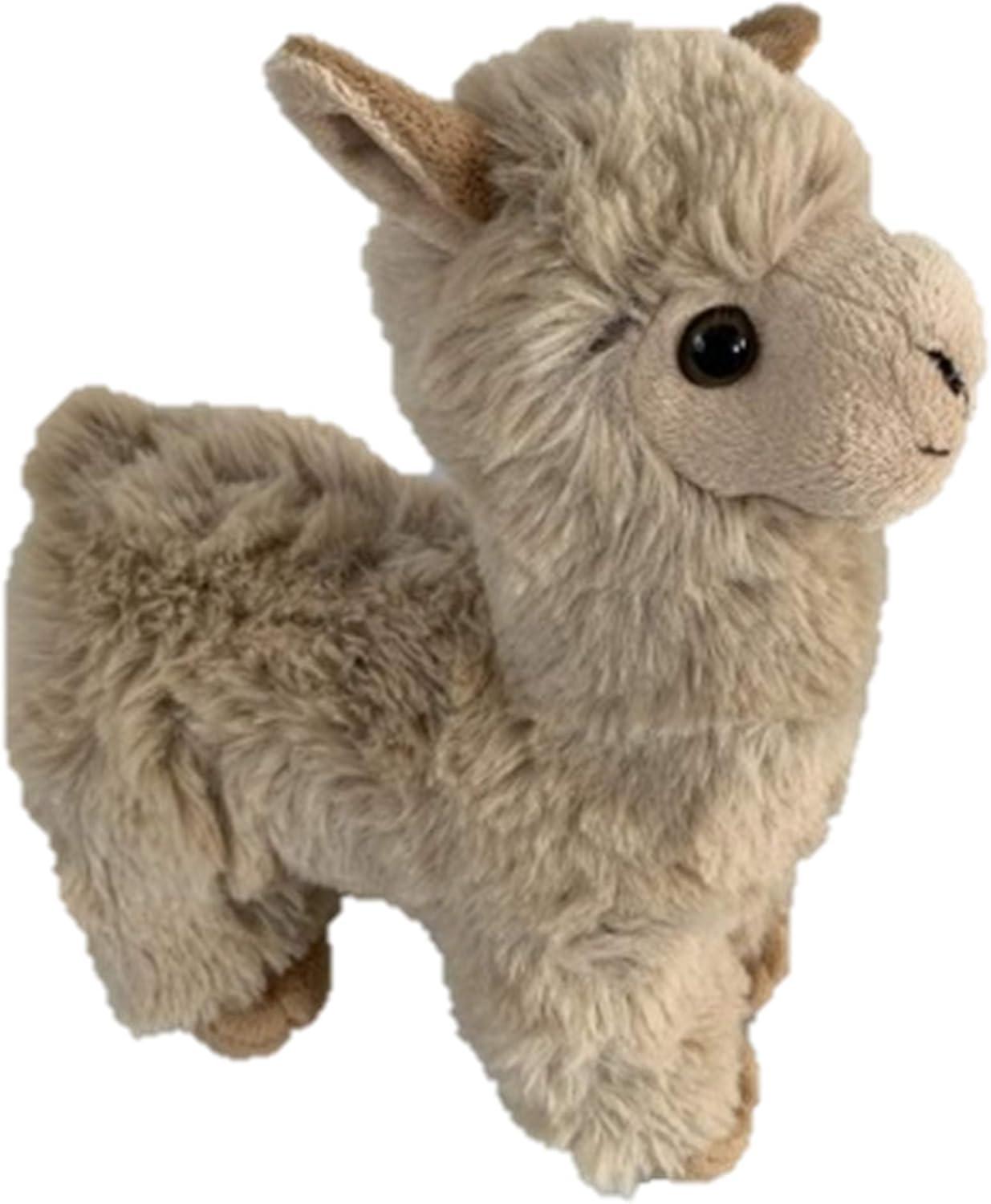 11" Beige Plush Llama Stuffed Animal Toy