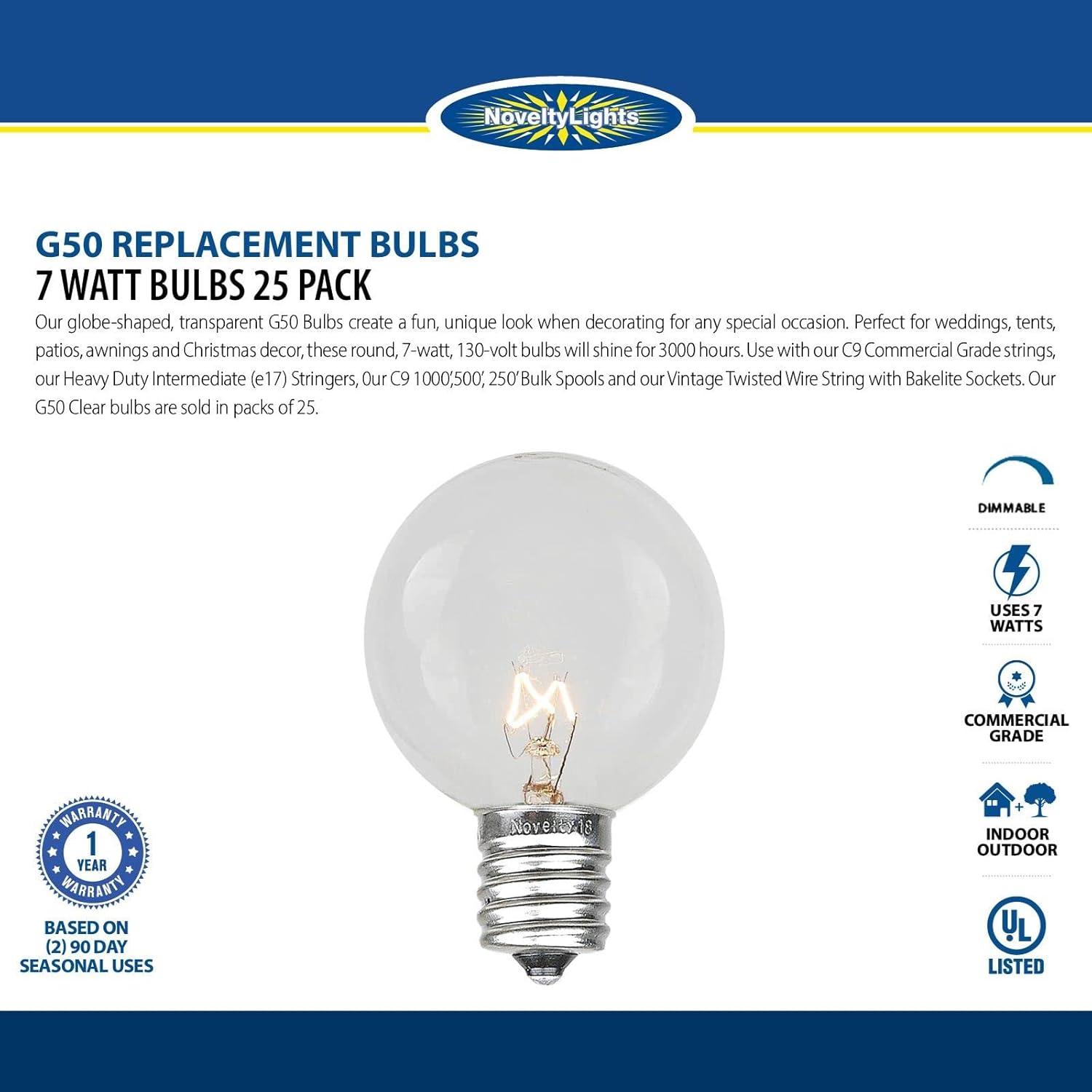 7 Watt C11 E17/Intermediate Dimmable Incandescent Bulb