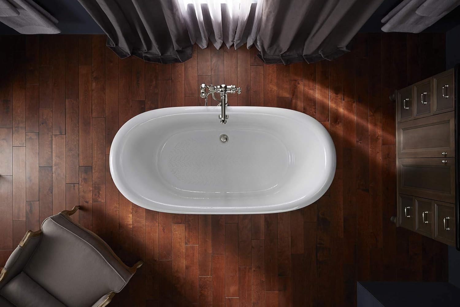 Artifacts® 66" x 33" Freestanding Bath with Iron Black Exterior
