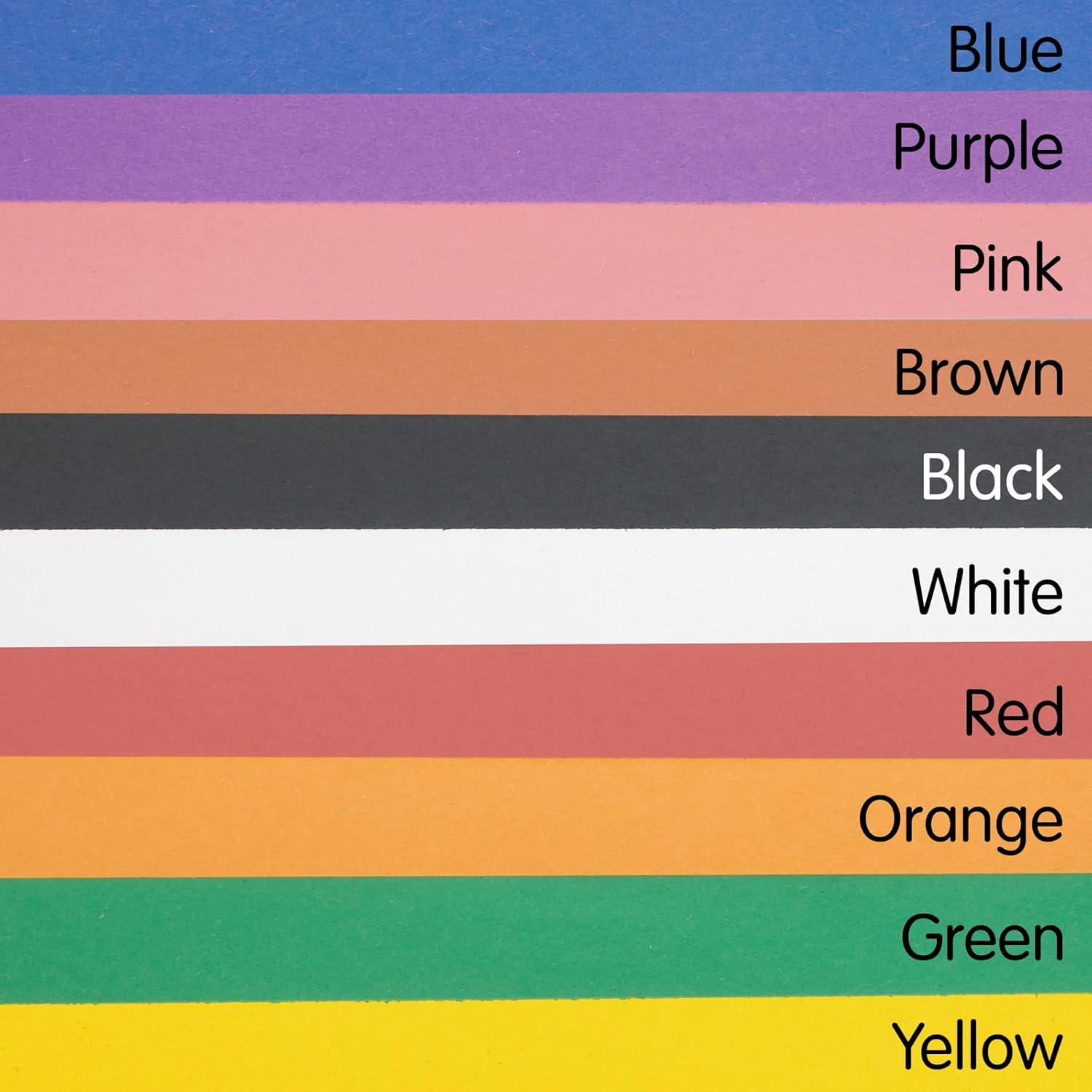 Colorations 12\" x 18\" Construction Paper Smart Pack ? 300 Sheets