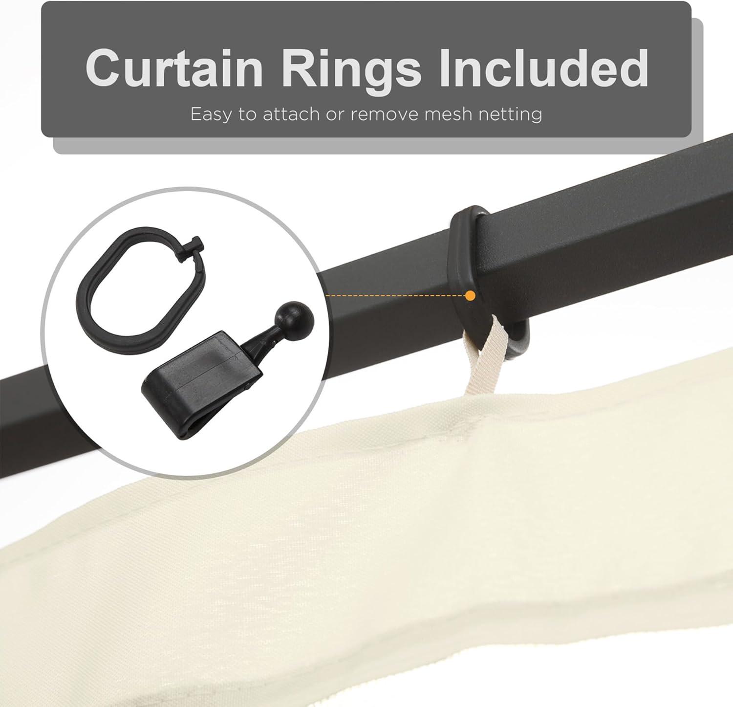 Outsunny Outsunny Fabric Screen for Gazebo