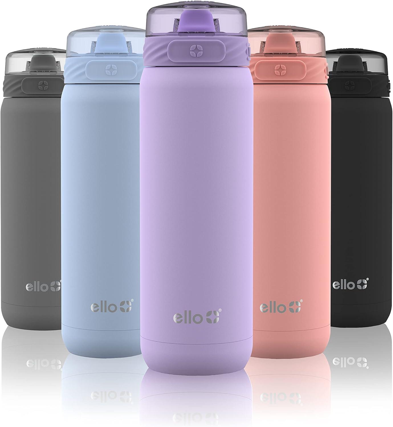 Ello Cooper 32oz Stainless Steel Water Bottle Purple