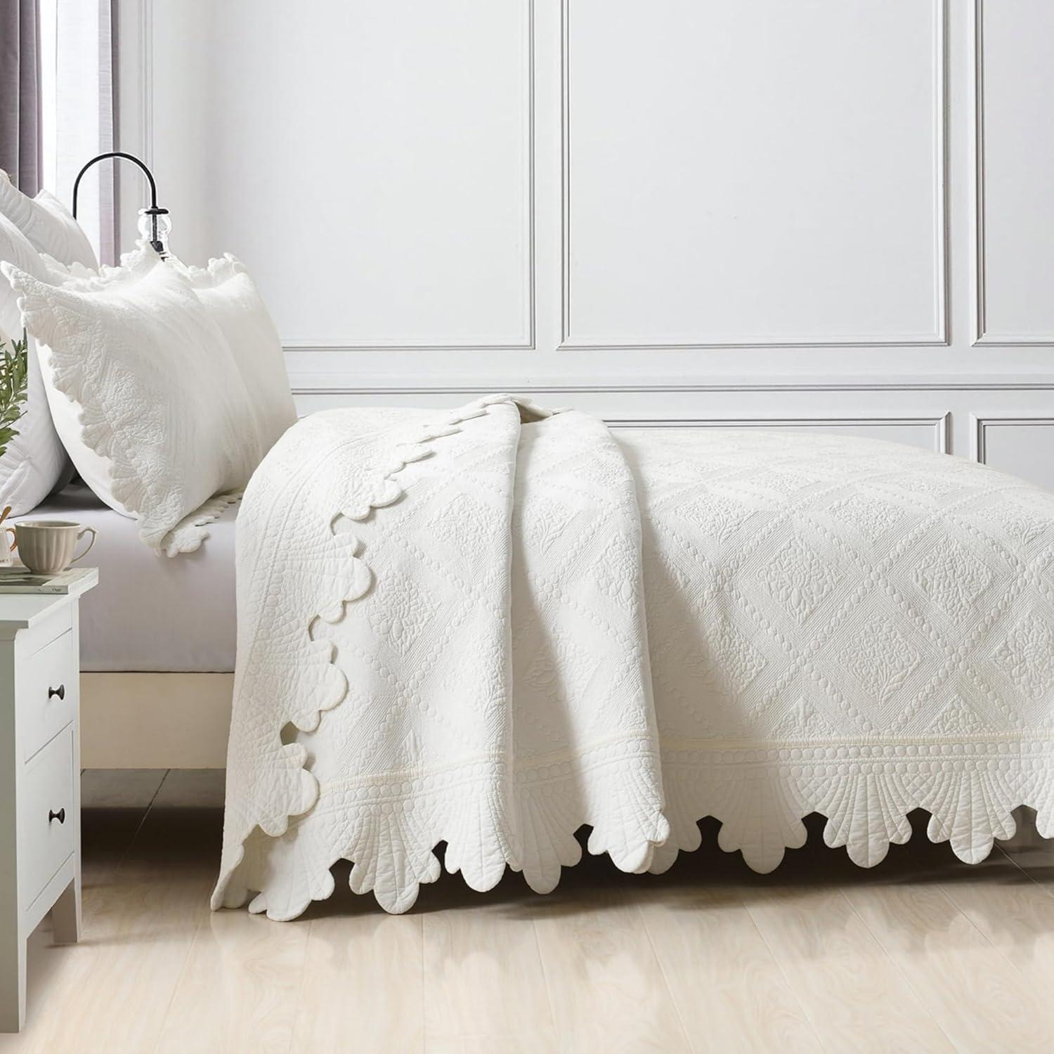 MarCielo Tkembroidery Cotton Abstract Quilt Set