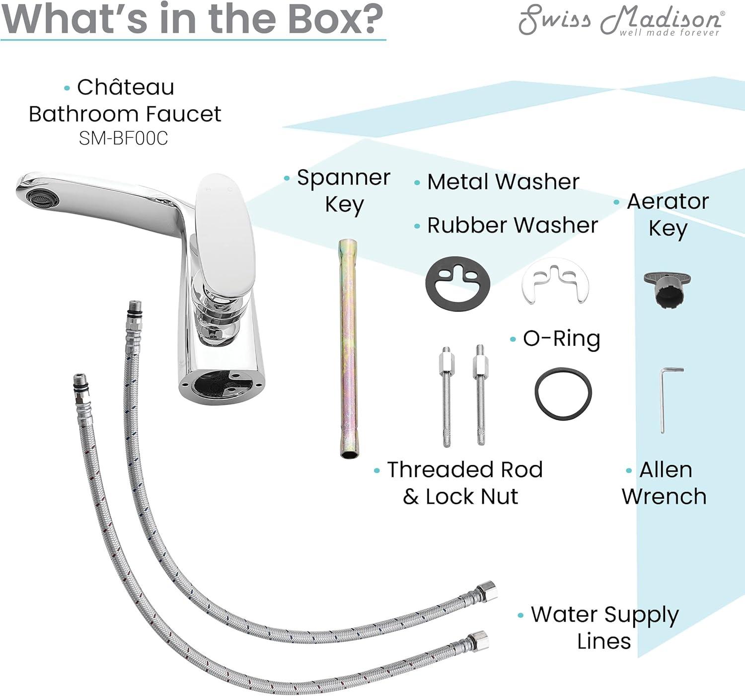 Château Single Hole, Single-Handle, Bathroom Faucet