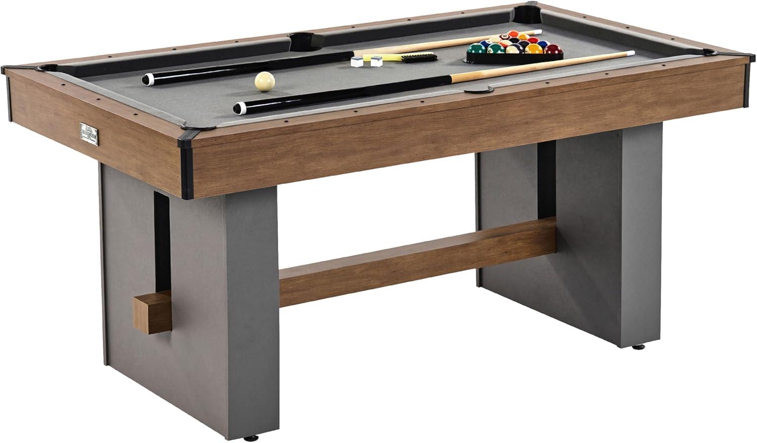 Barrington Billiards 5.5' Urban Drop Pocket Table with Pool Ball and Cue Stick Set