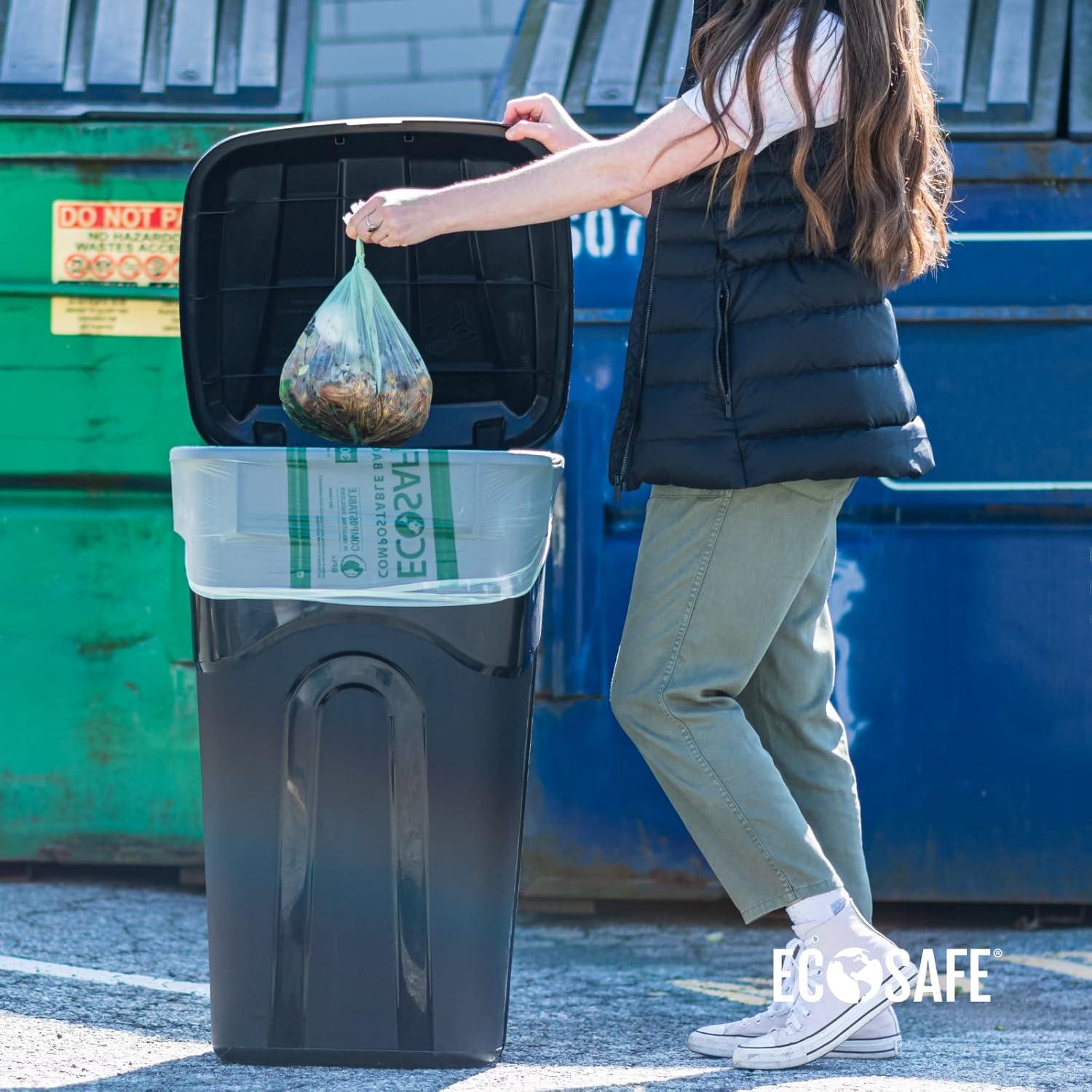 21x25" COMPOSTABLE BIN LINER, 0.6 MIL