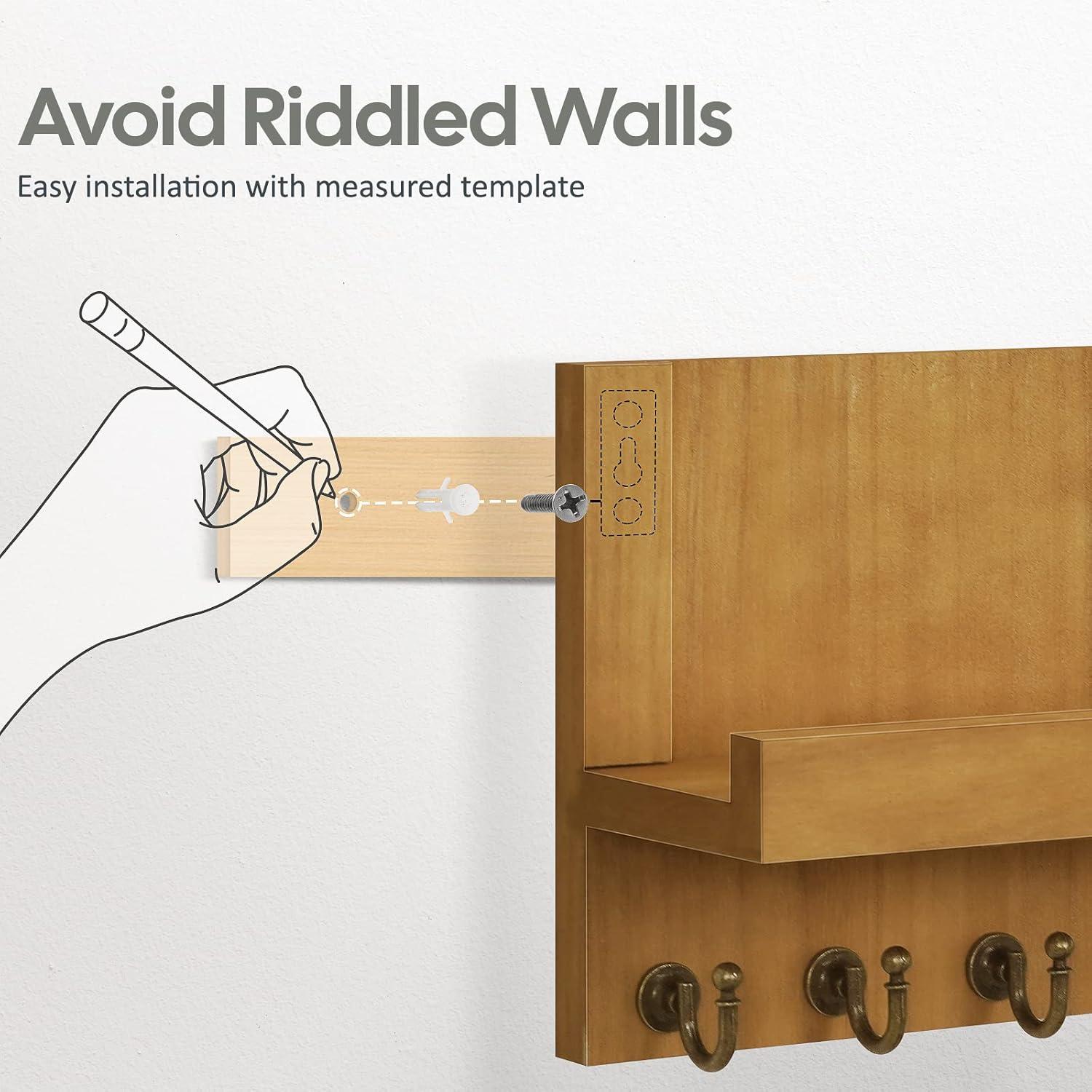 Winston Porter Shula Wood Wall Organizer