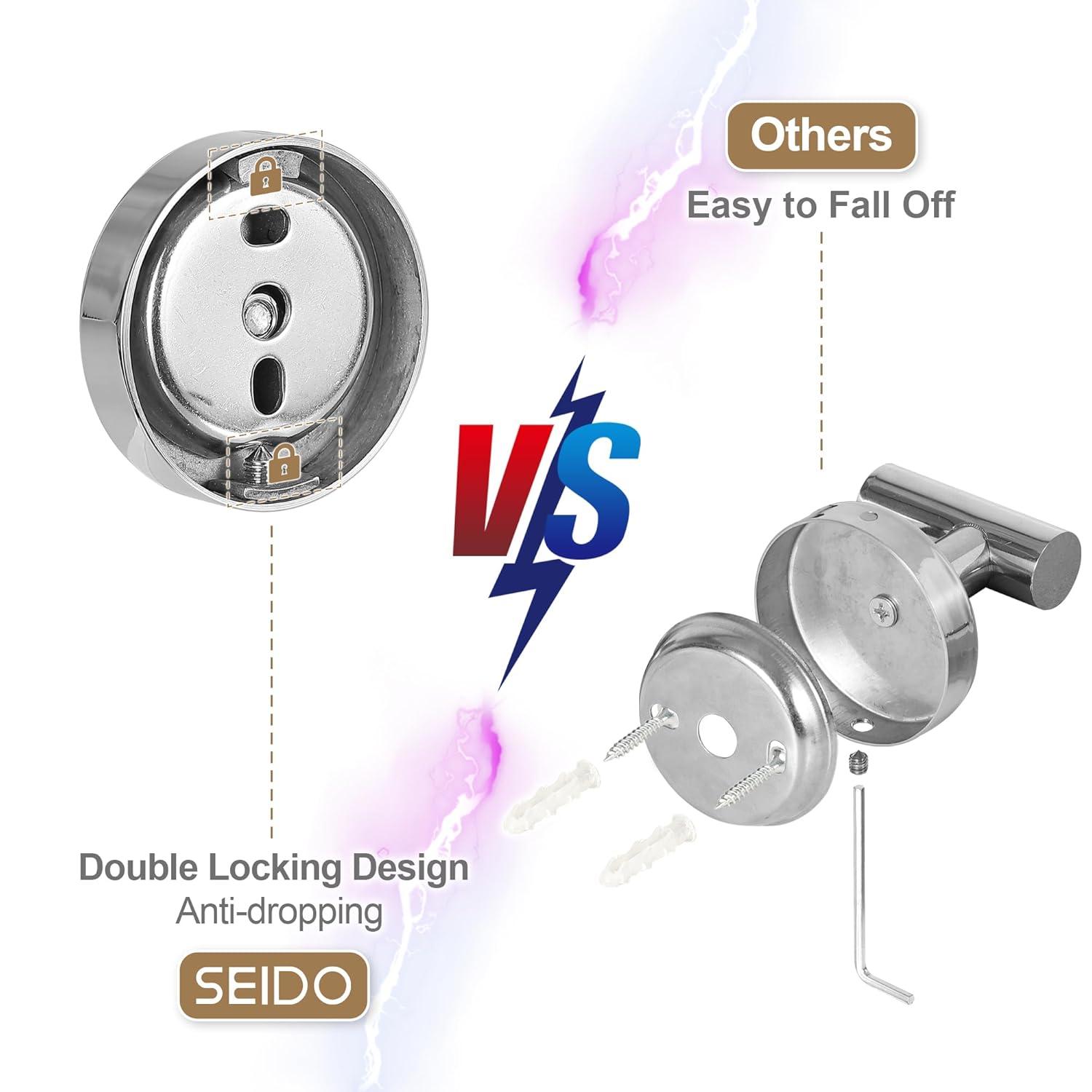 SUS 304 Stainless Steel Bathroom Double Towel Bar, Wall Mount Towel Holder For Bathroom