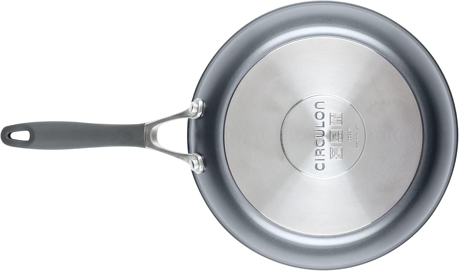 Graphite Stainless Steel Nonstick Induction Fry Pan Set, 2 Piece