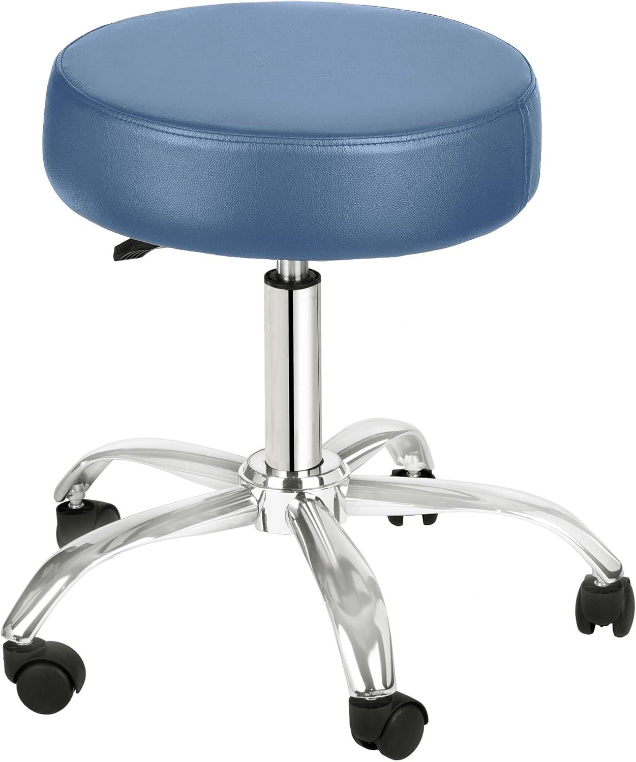 Adjustable Height Ergonomic Industrial Stool with Wheels