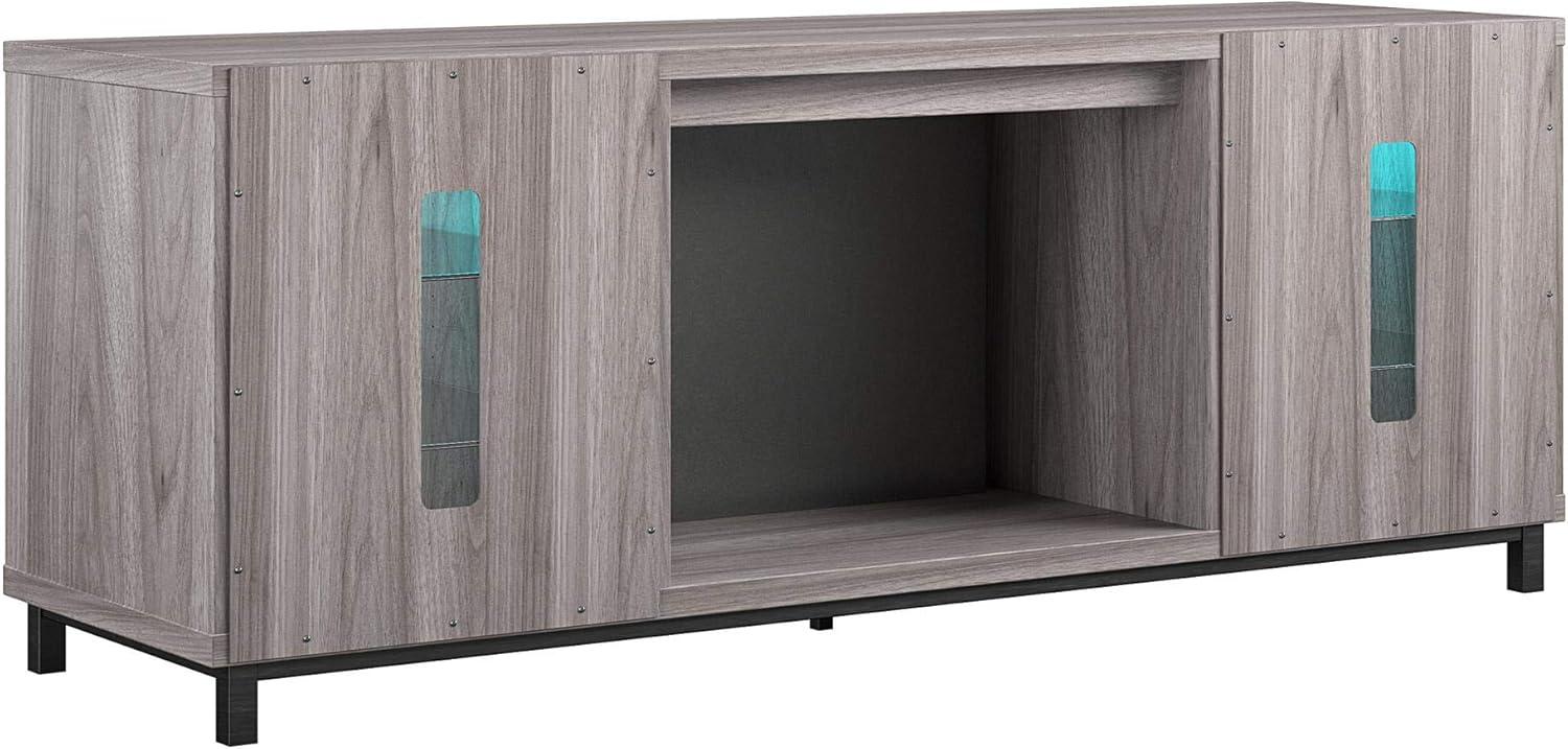 Ameriwood Home Lumina Deluxe Fireplace TV Stand for TVs up to 70"