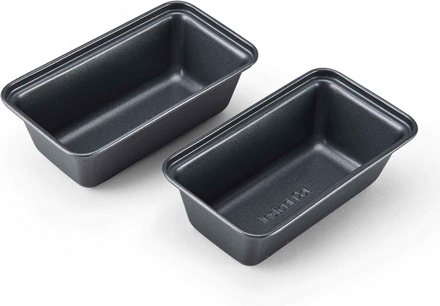 Gray Non-Stick Carbon Steel Mini Loaf Pans, Set of 2