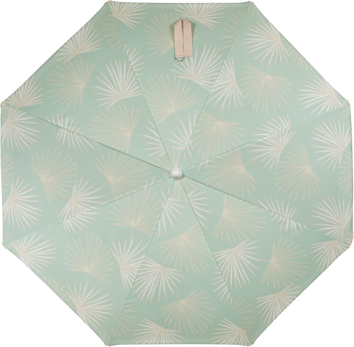 Beach State Summerland 6.5 ft. Diameter Portable Beach Umbrella - Palm Beach