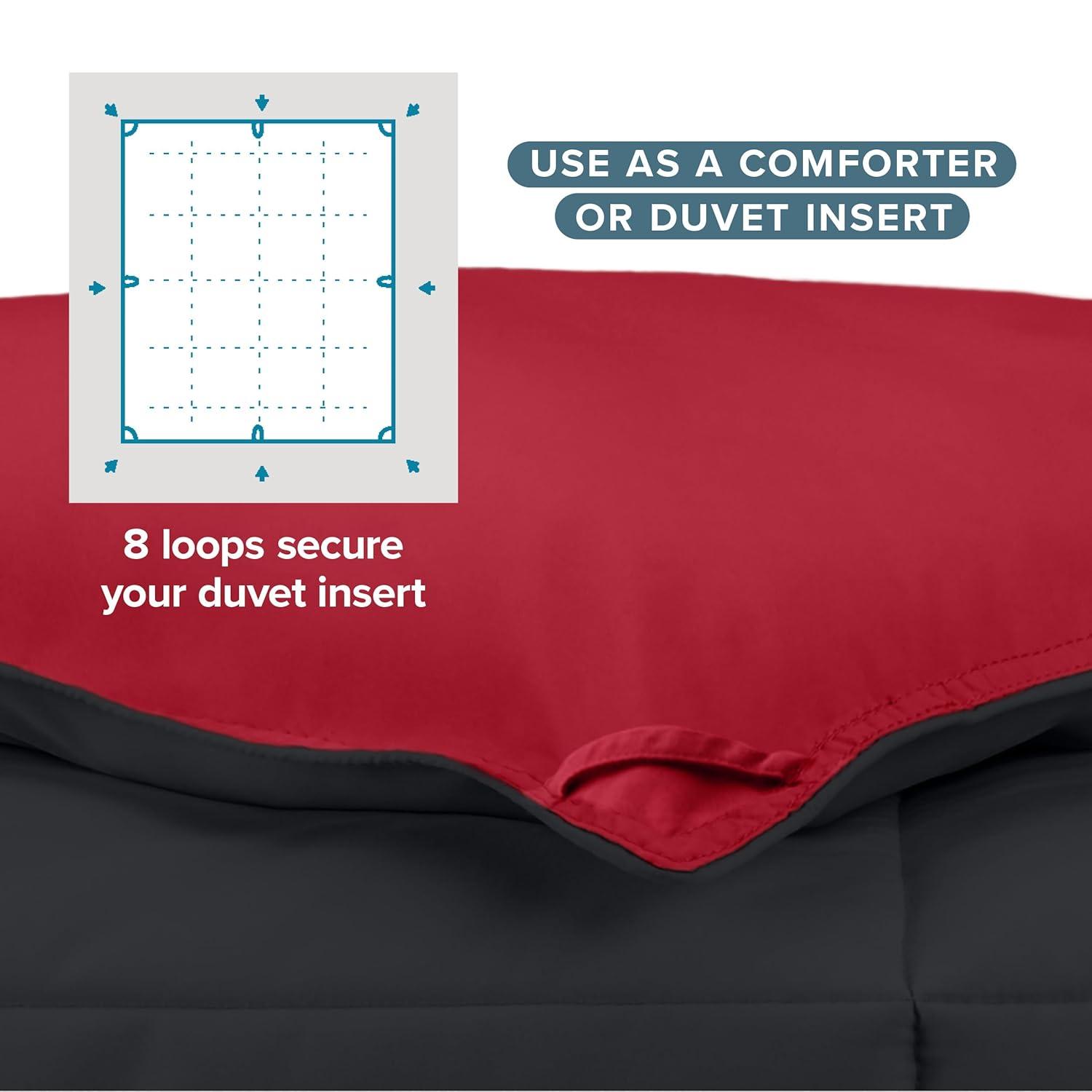 Bare Home Premium Ultra Soft Microfiber Reversible Comforter