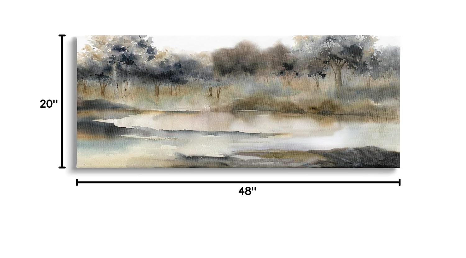 Stupell Industries " Trees By Lakeside Landscape " by Carol Robinson Painting Print