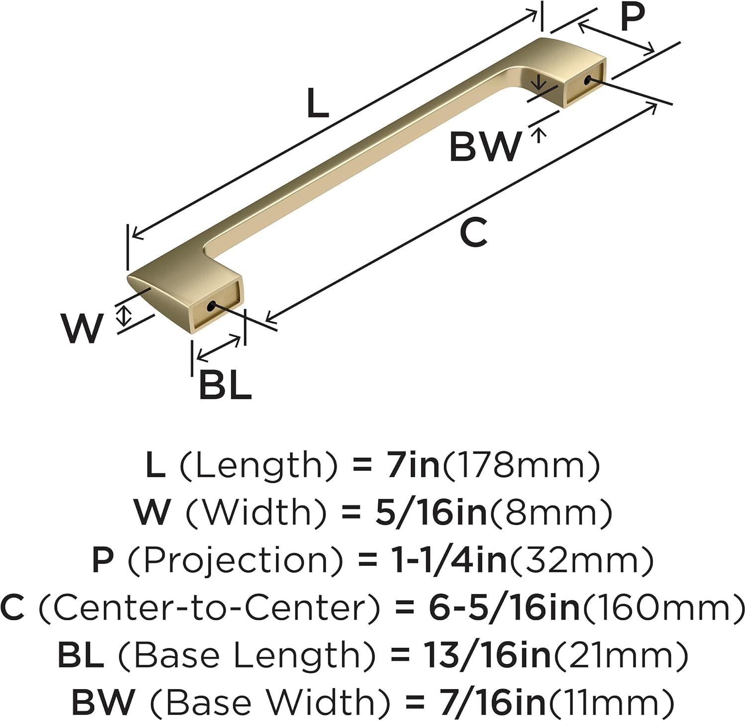 Riva 6 5/16" Center to Center Bar Pull