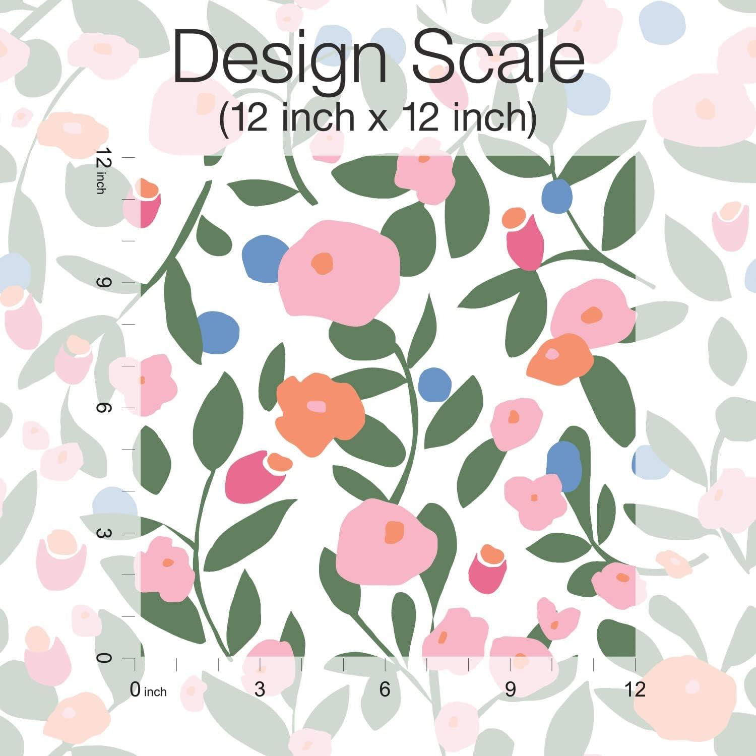 Kensington Peel & Stick Floral Roll