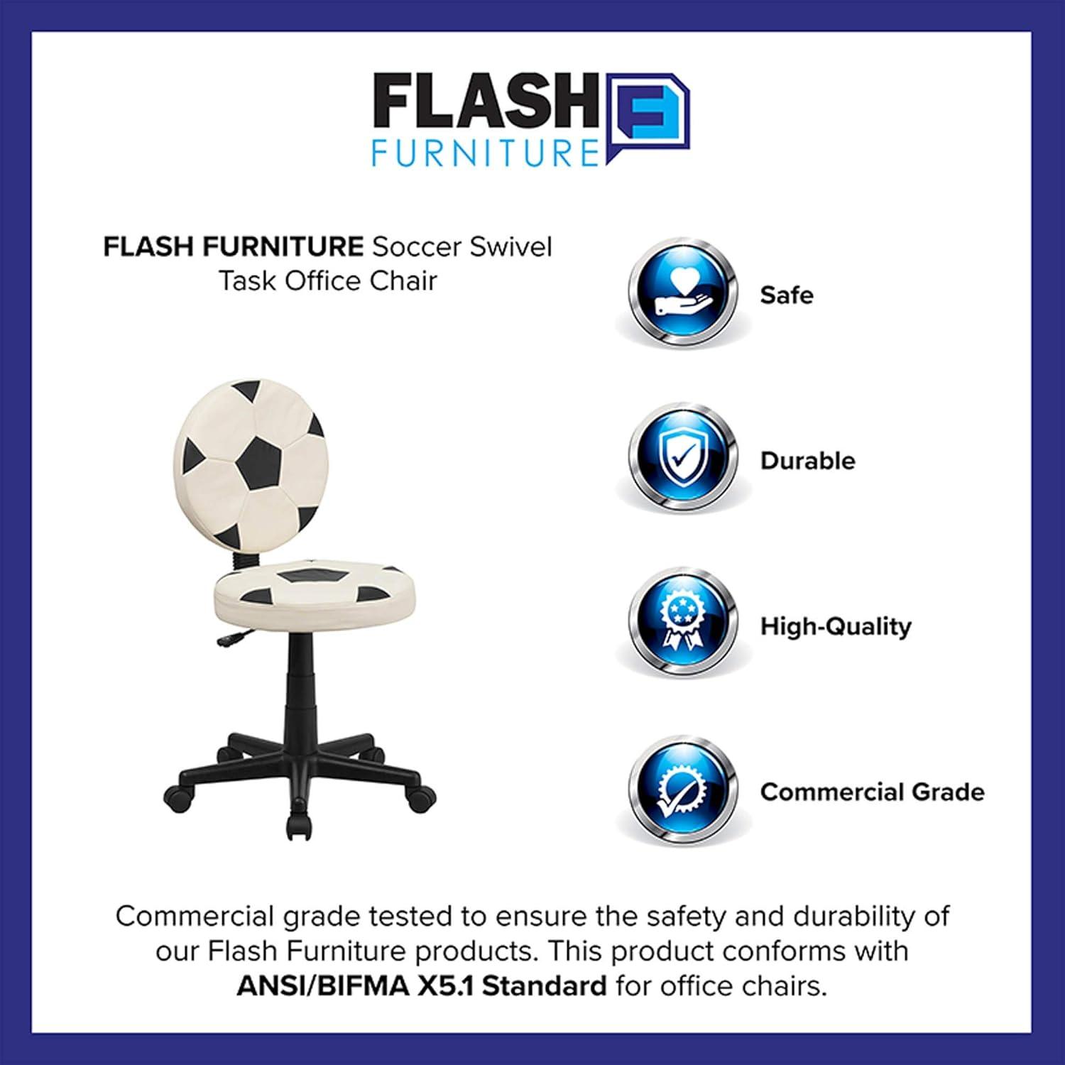 Flash Furniture Soccer Swivel Task Office Chair