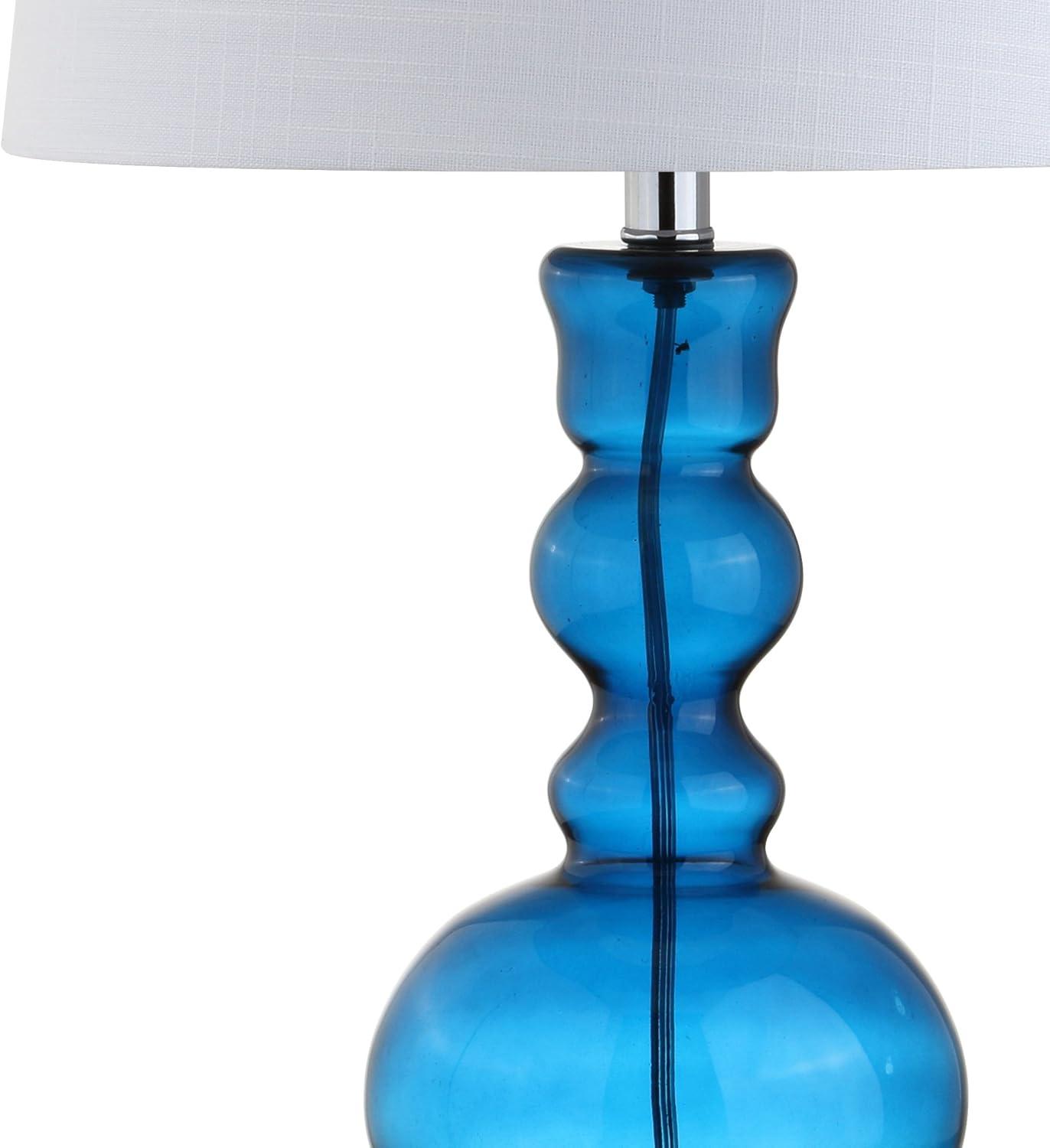 Jonathan Y Lighting Jyl1061 Genie 1 Light 29" Tall Led Vase Table Lamp Set Of (2) - Blue