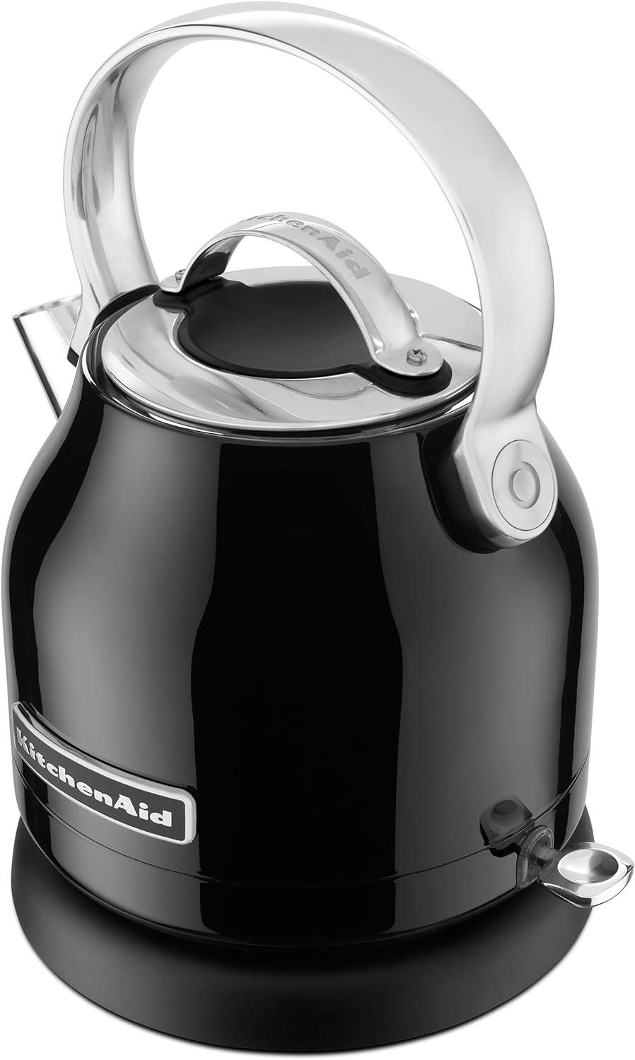 Onyx Black 1.3 qt Stainless Steel Electric Kettle