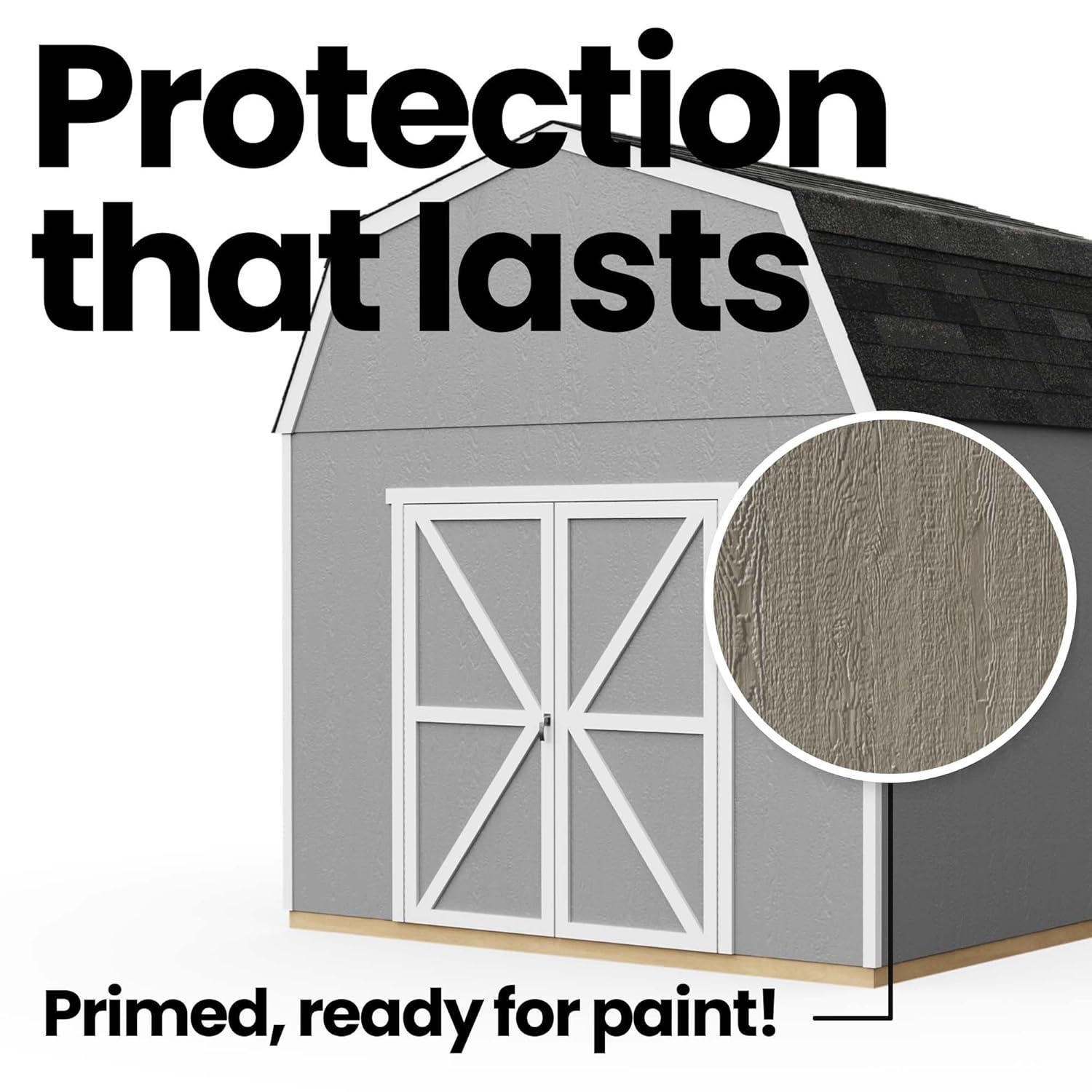 Handy Home Braymore 10 ft. W x 14 ft. D Wood Storage Shed With Floor