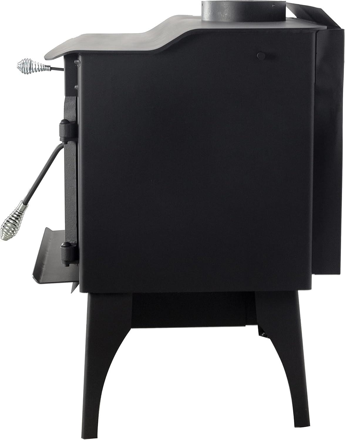 Pleasant Hearth 1,800 Sq. Ft. Medium Freestanding Wood Burning Stove with Legs