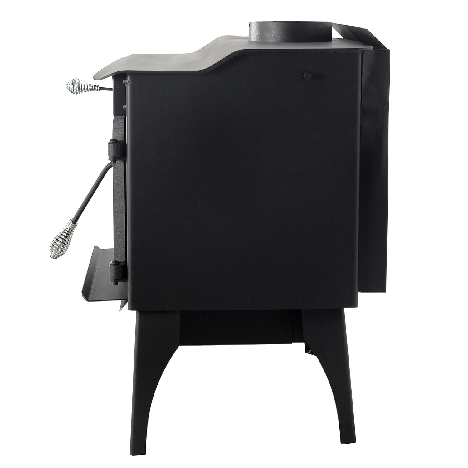 Pleasant Hearth 1,800 Sq. Ft. Medium Freestanding Wood Burning Stove with Legs