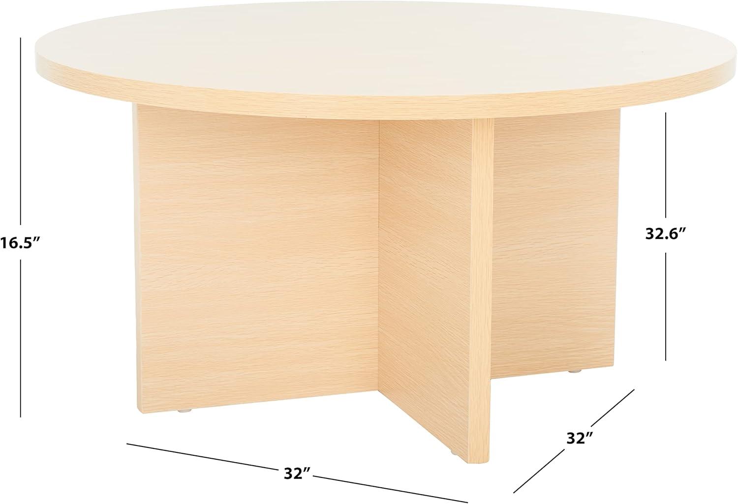 Bo Coffee Table - Natural - Safavieh