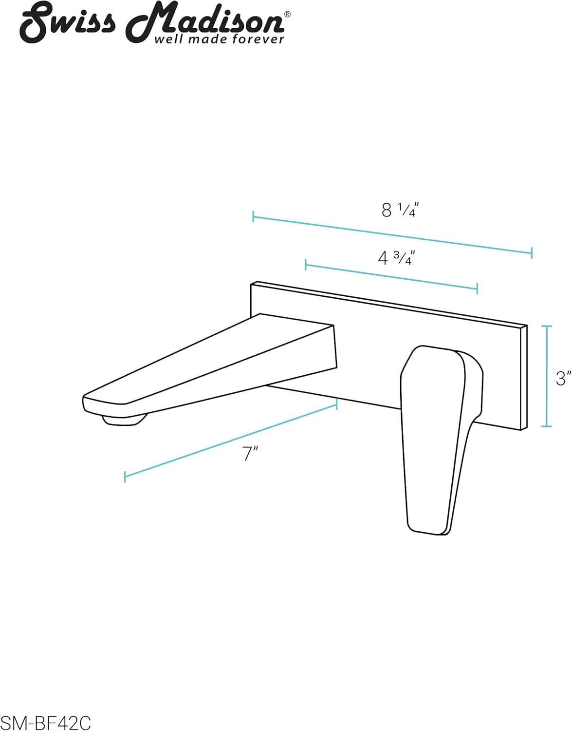 Voltaire Single-Handle, Wall-Mount, Bathroom Faucet