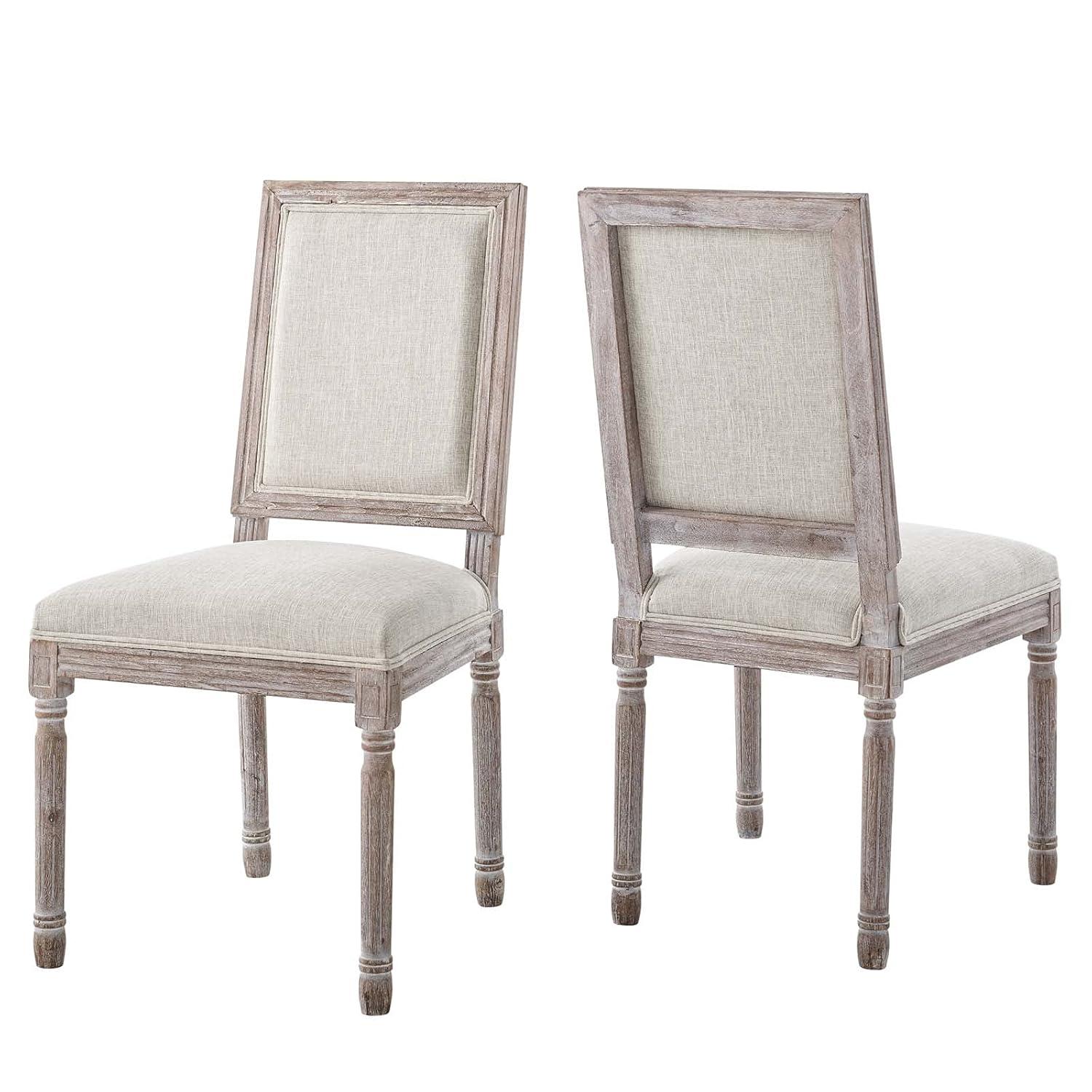 Modway Court Dining Side Chair Upholstered Fabric