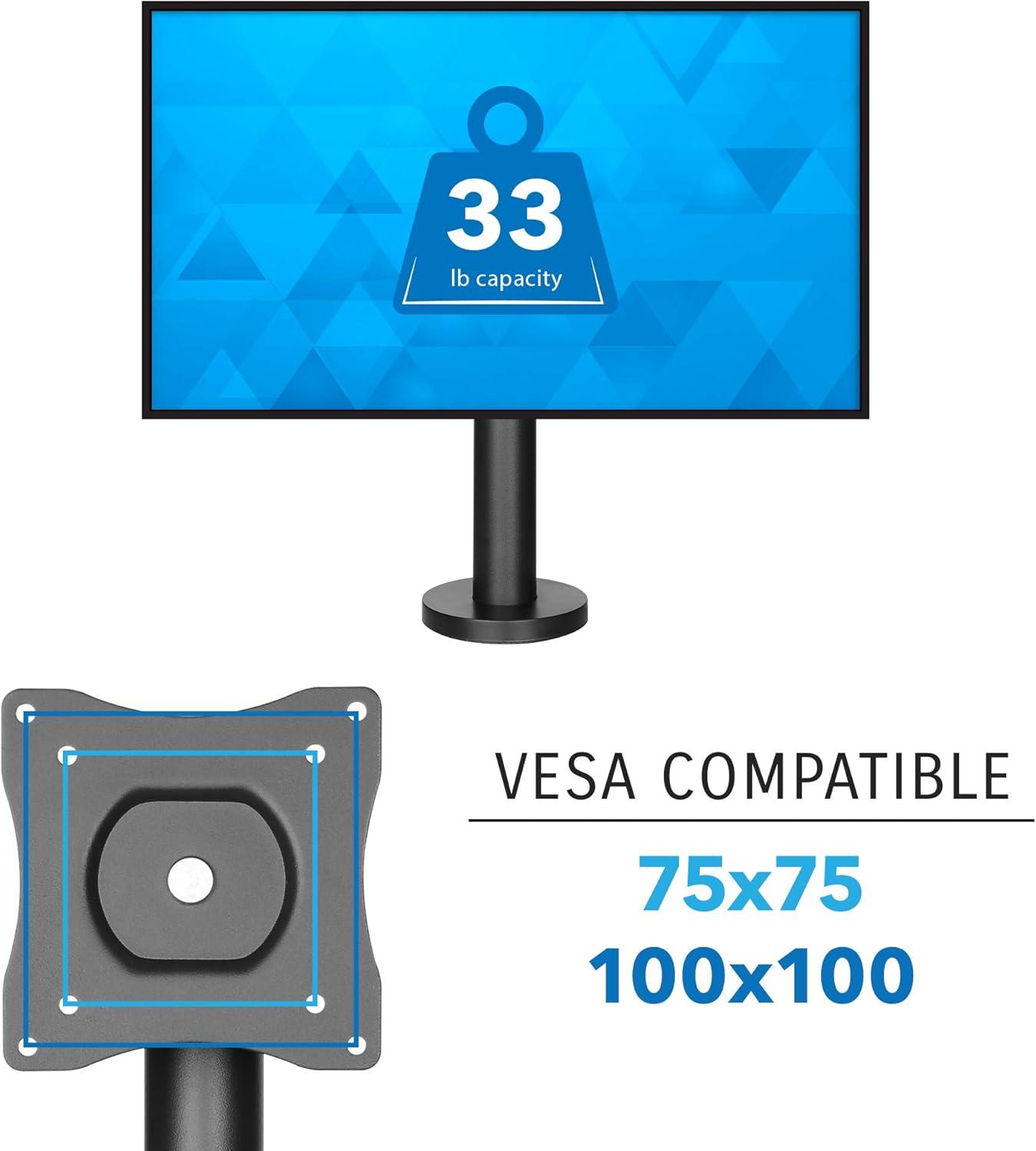 Mount-it Mount-It Point-of-Sale Register Stand for Checkout Stations and Screens | Height Adjustable Pole