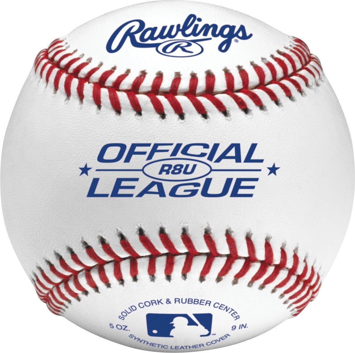 Rawlings | Official League Recreational Use Practice Baseballs | Youth/8U | R8U | Bucket | 24 Count