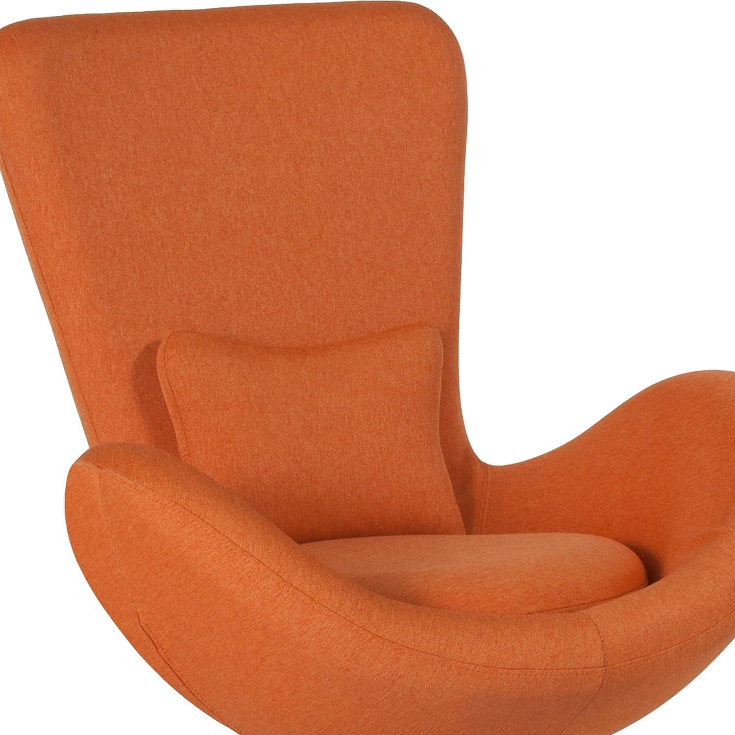 Flash Furniture Egg Series Side Reception Chair with Bowed Seat