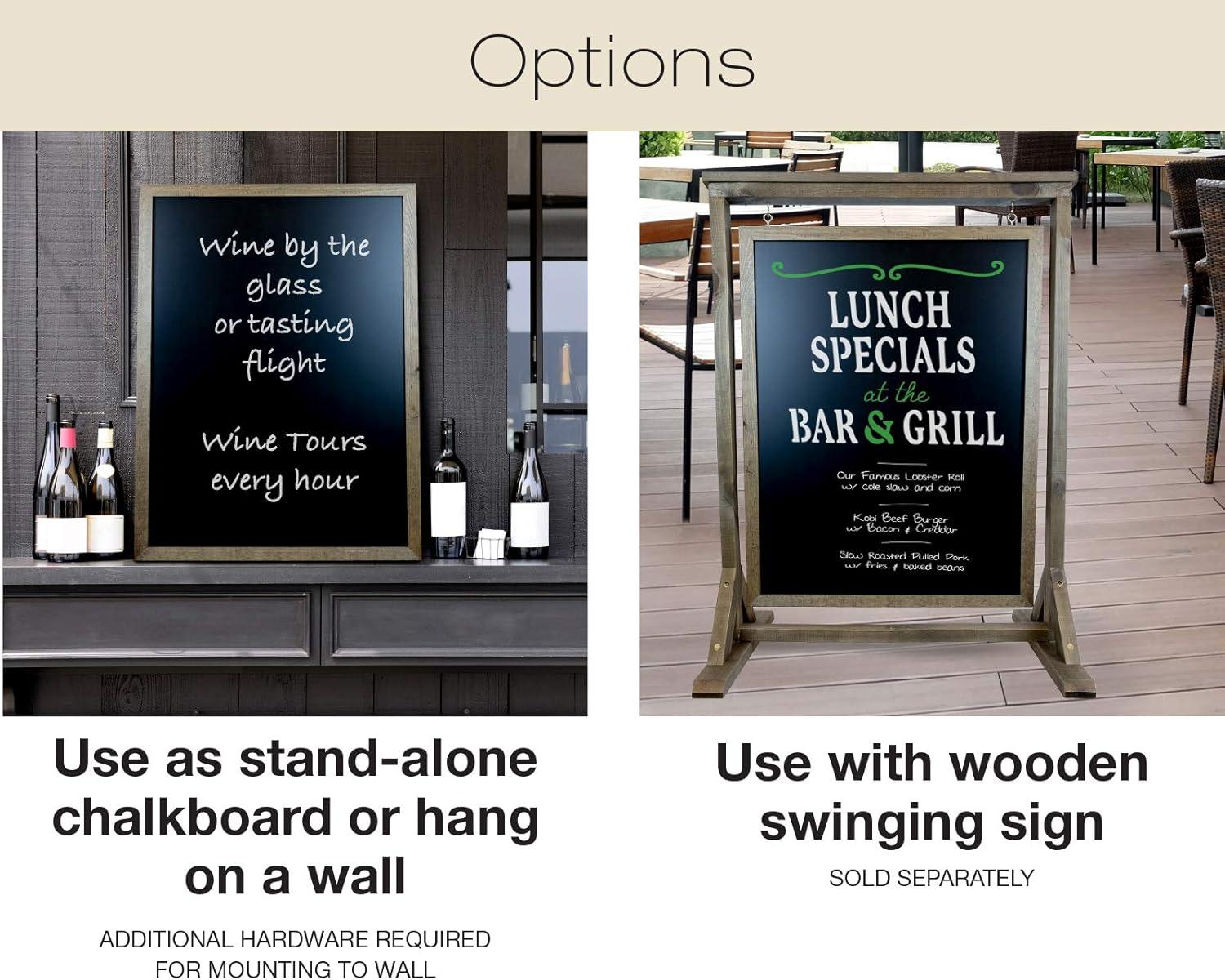 Excello Global Products Swinging Chalkboard (Chalkboard Component Only) - EGP-HD-0301-OS