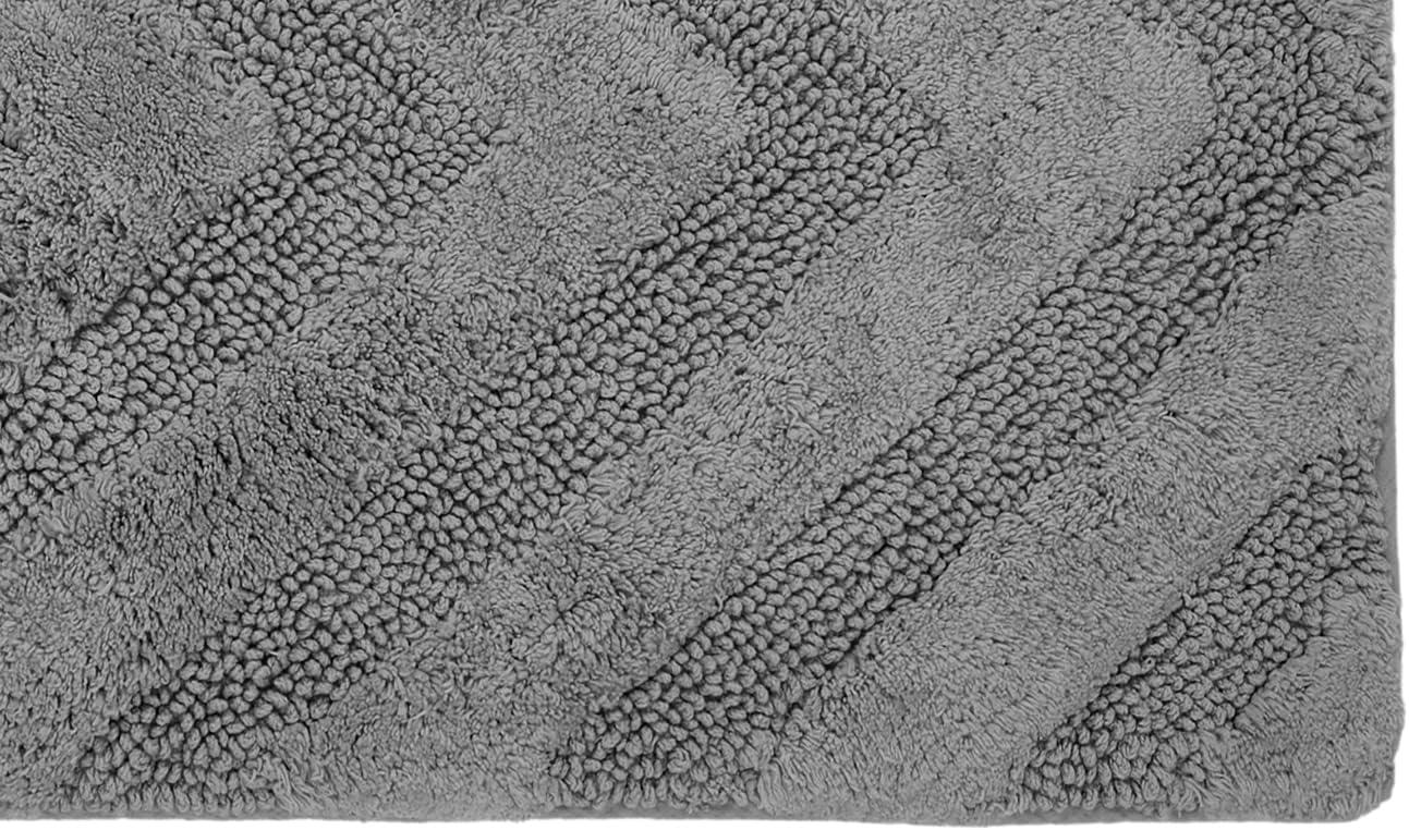 Better Trends Kus Corrigan 100% Cotton Machine Washable Anti-Skid Bathroom Rug