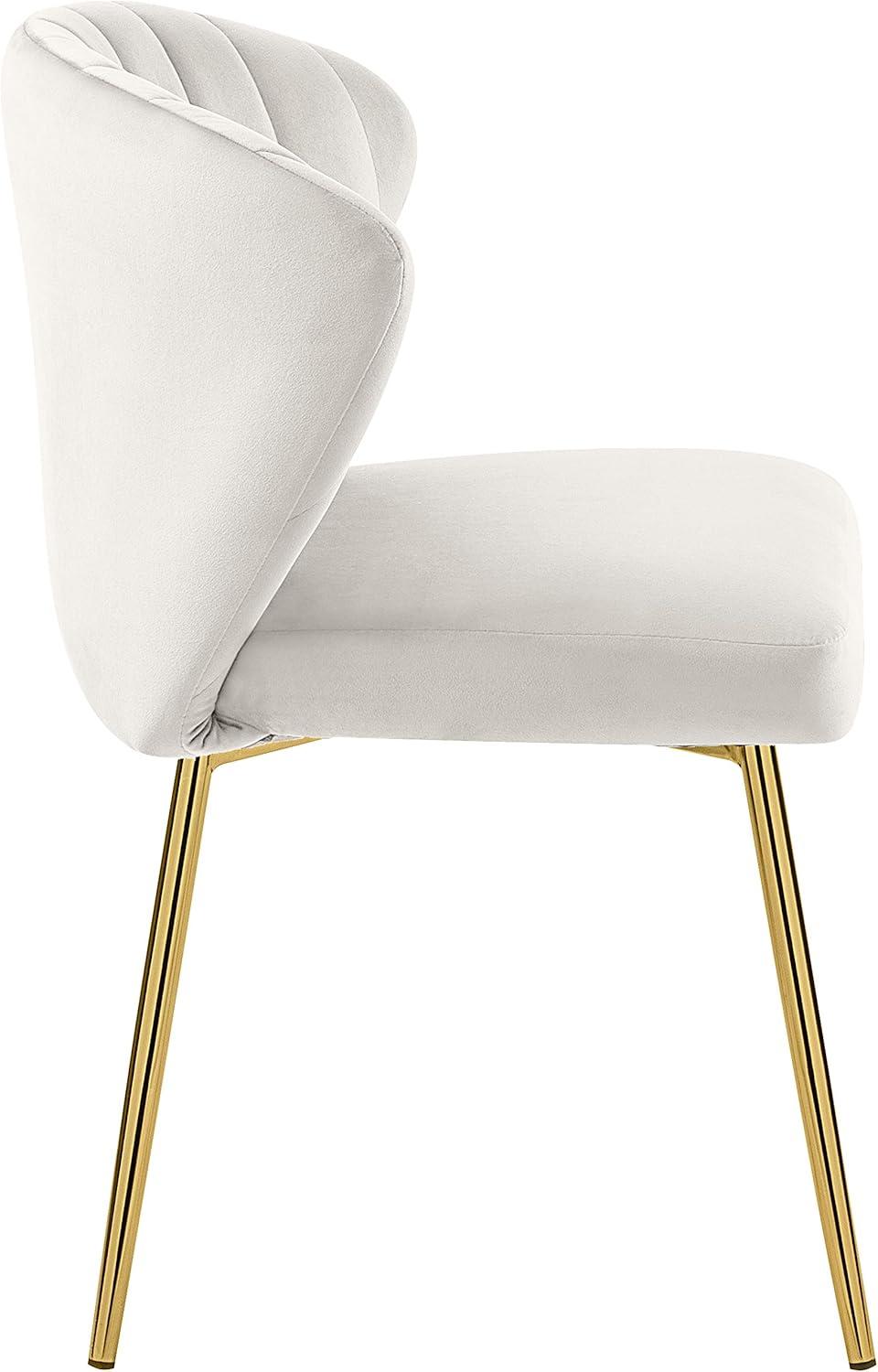 Meridian Furniture Finley Cream Velvet Dining Chair (Set of 2)