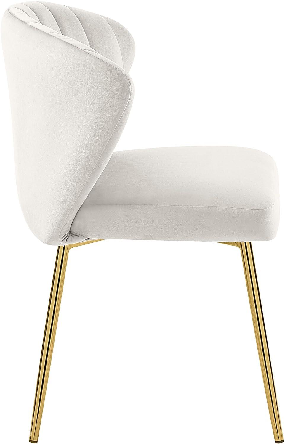 Meridian Furniture Finley Cream Velvet Dining Chair (Set of 2)