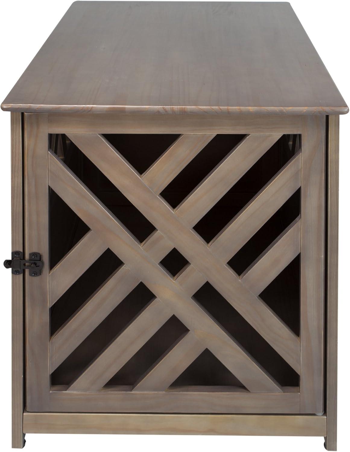 Casual Home Pet Crate End Table-Weight Supported:150lbs (Top)