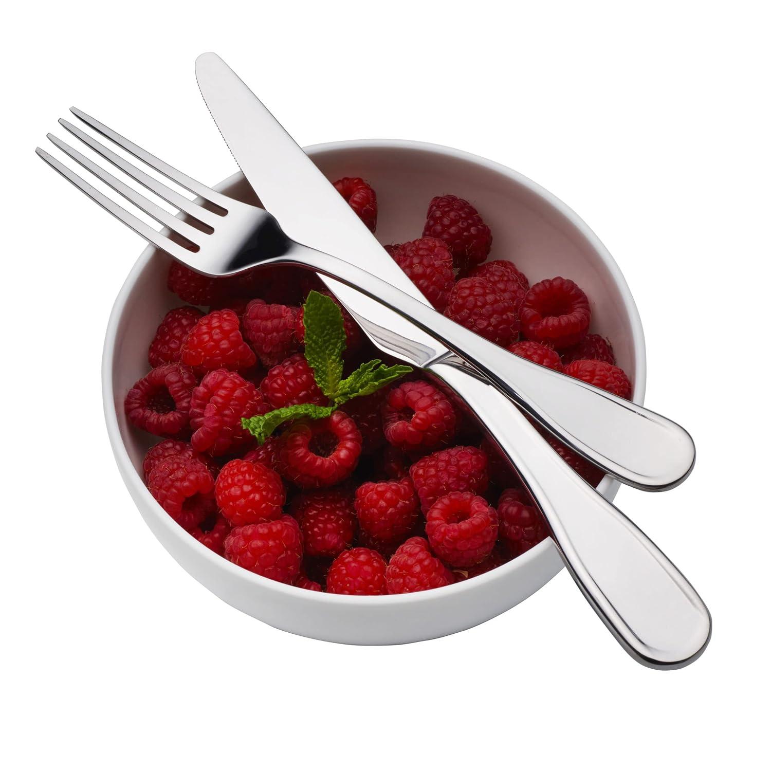 Fitz and Floyd Fitz and Floyd Everyday Bistro Classic Silverware 45piece service for eight, Gray